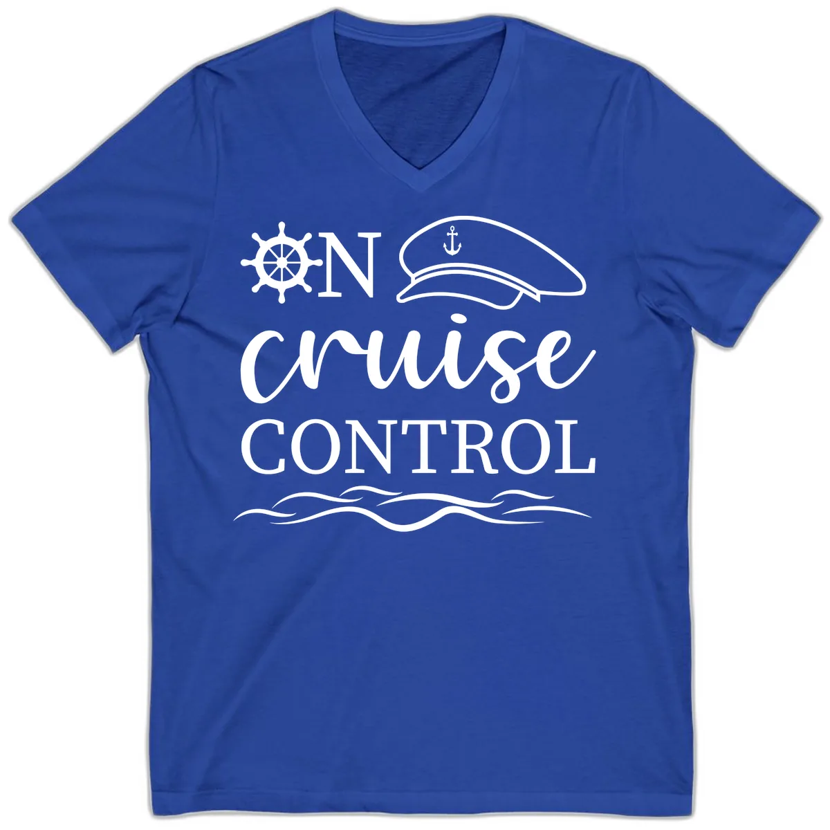 In Cruise Control V-Neck in True Royal