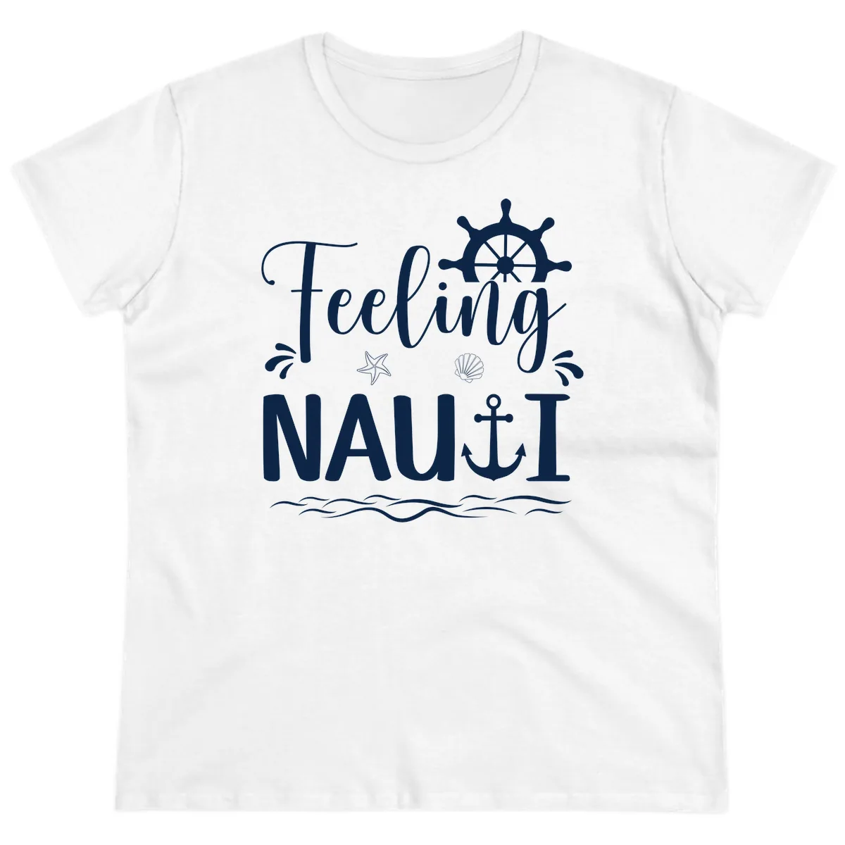 Feeling Nautical Ladies Tee in White