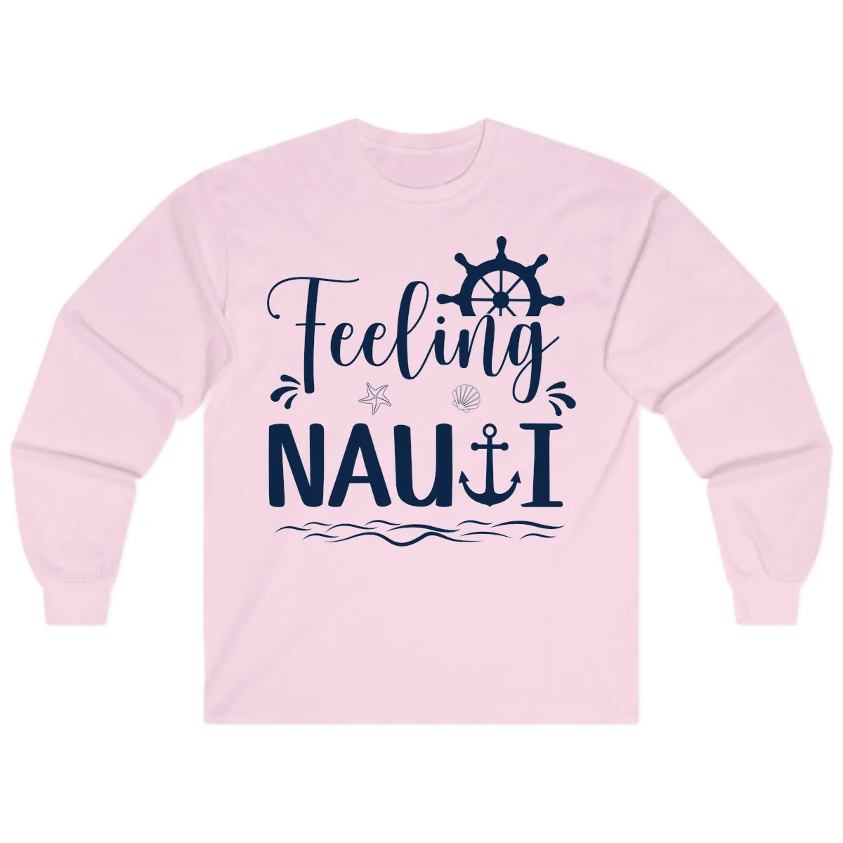 Feeling Nautical Long Sleeve in Light Pink
