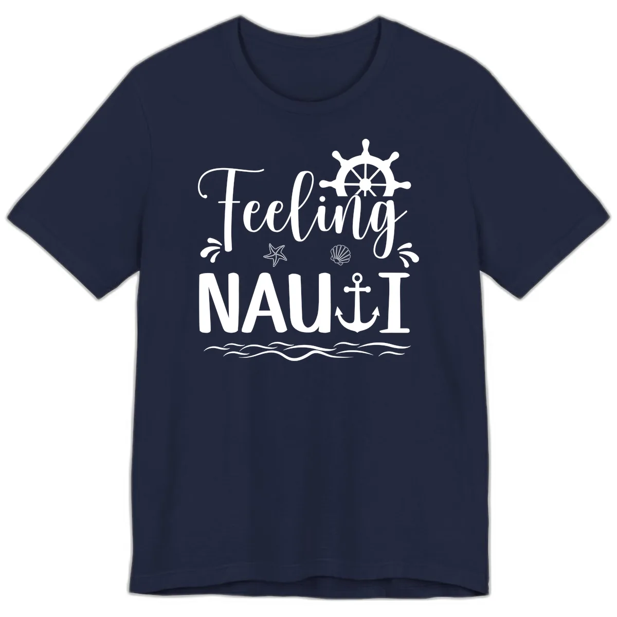 Feeling Nautical Premium T-Shirt in Navy