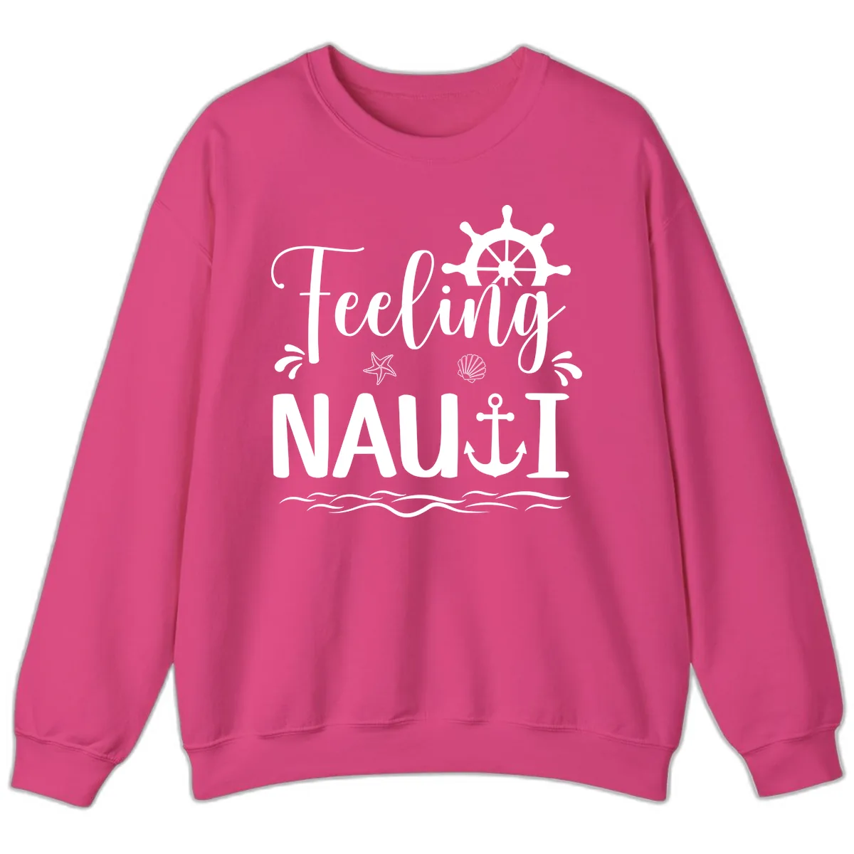 Feeling Nautical Sweatshirt in Heliconia