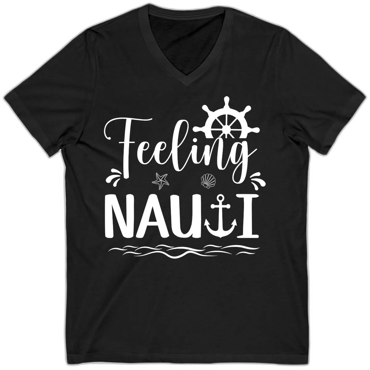 Feeling Nautical V-Neck in Black