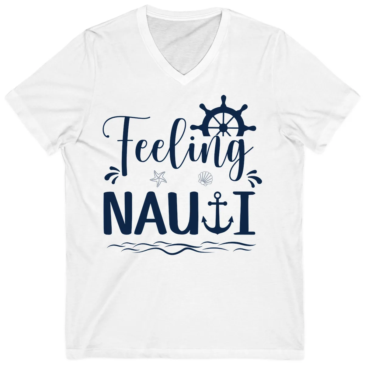 Feeling Nautical V-Neck in White