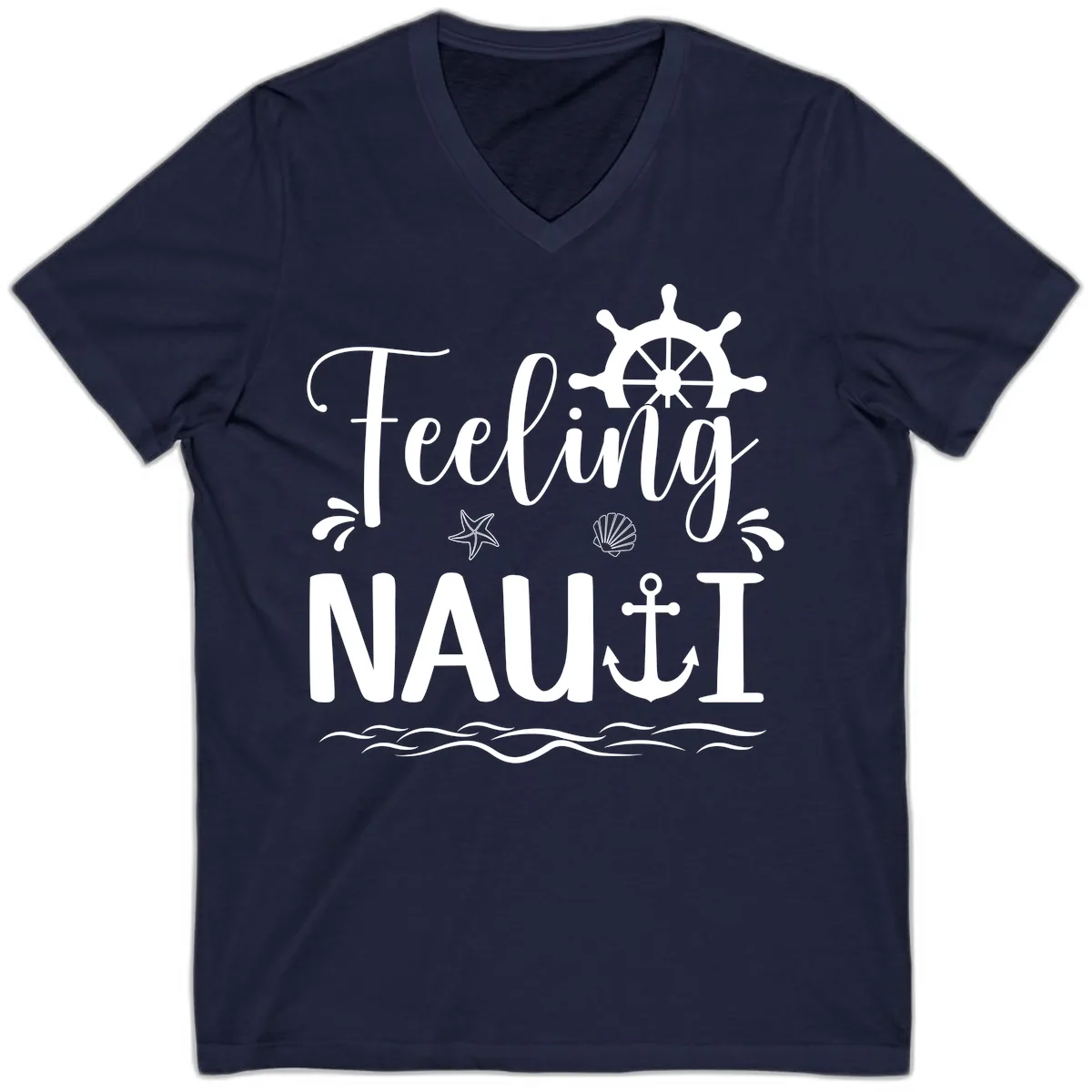 Feeling Nautical V-Neck in Navy