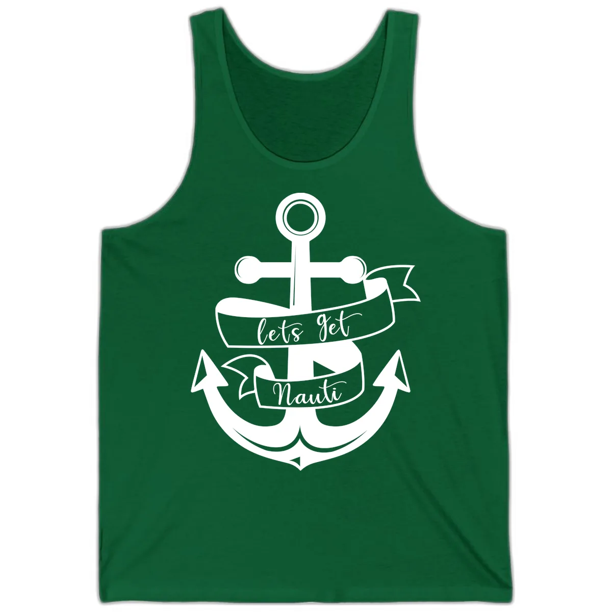 Let's Get Nauti Anchor Tank in Kelly