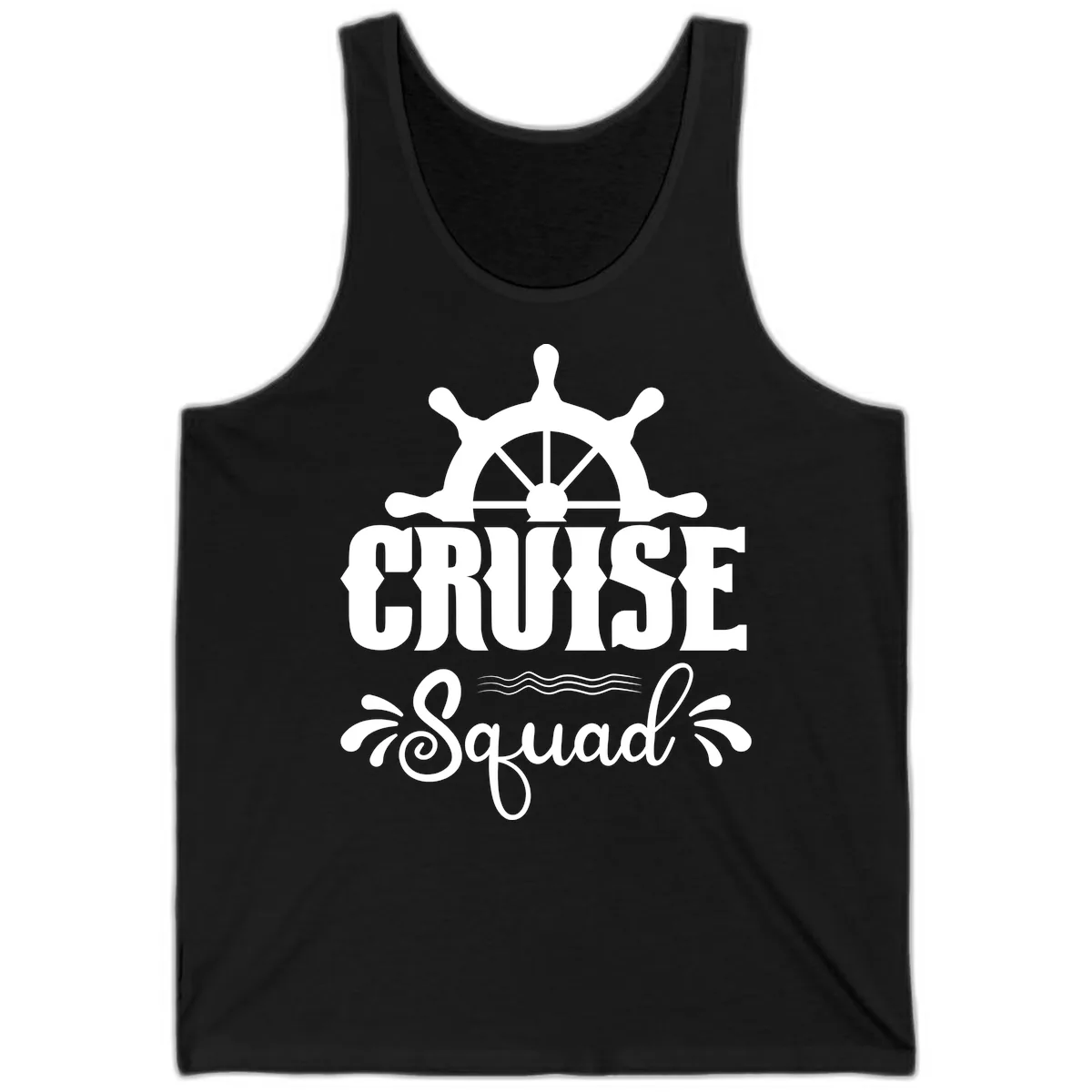 Cruise Squad Nautical Helm Tank in Black