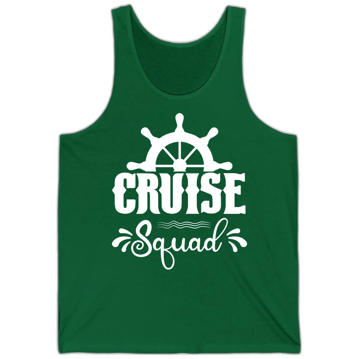 Cruise Squad Nautical Helm Tank in Kelly
