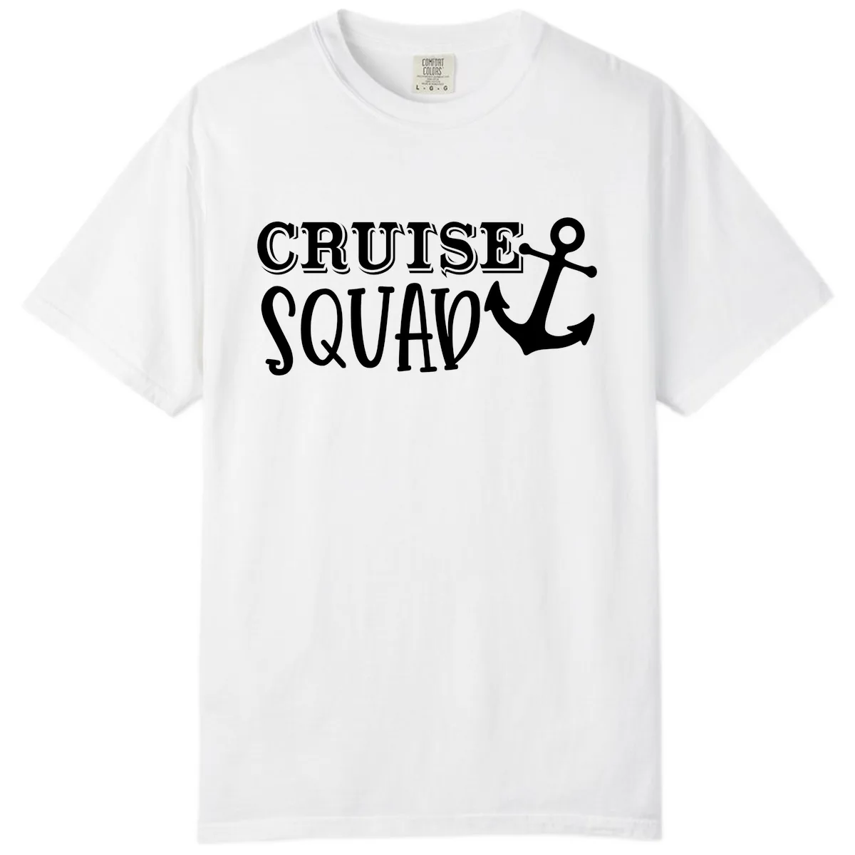 Cruise's Squad Anchor Comfort Color in White
