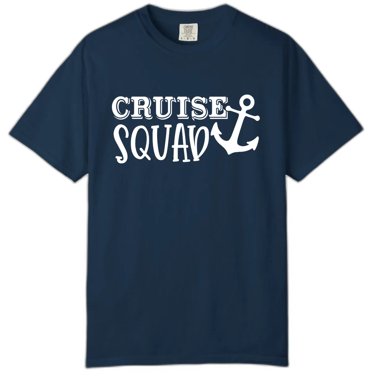Cruise's Squad Anchor Comfort Color in True Navy