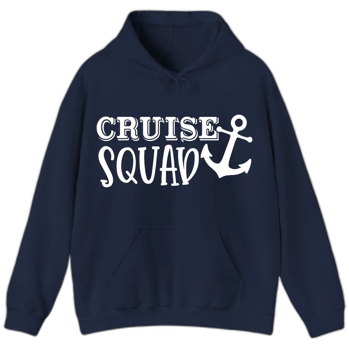 Cruise's Squad Anchor Hoodie in Navy