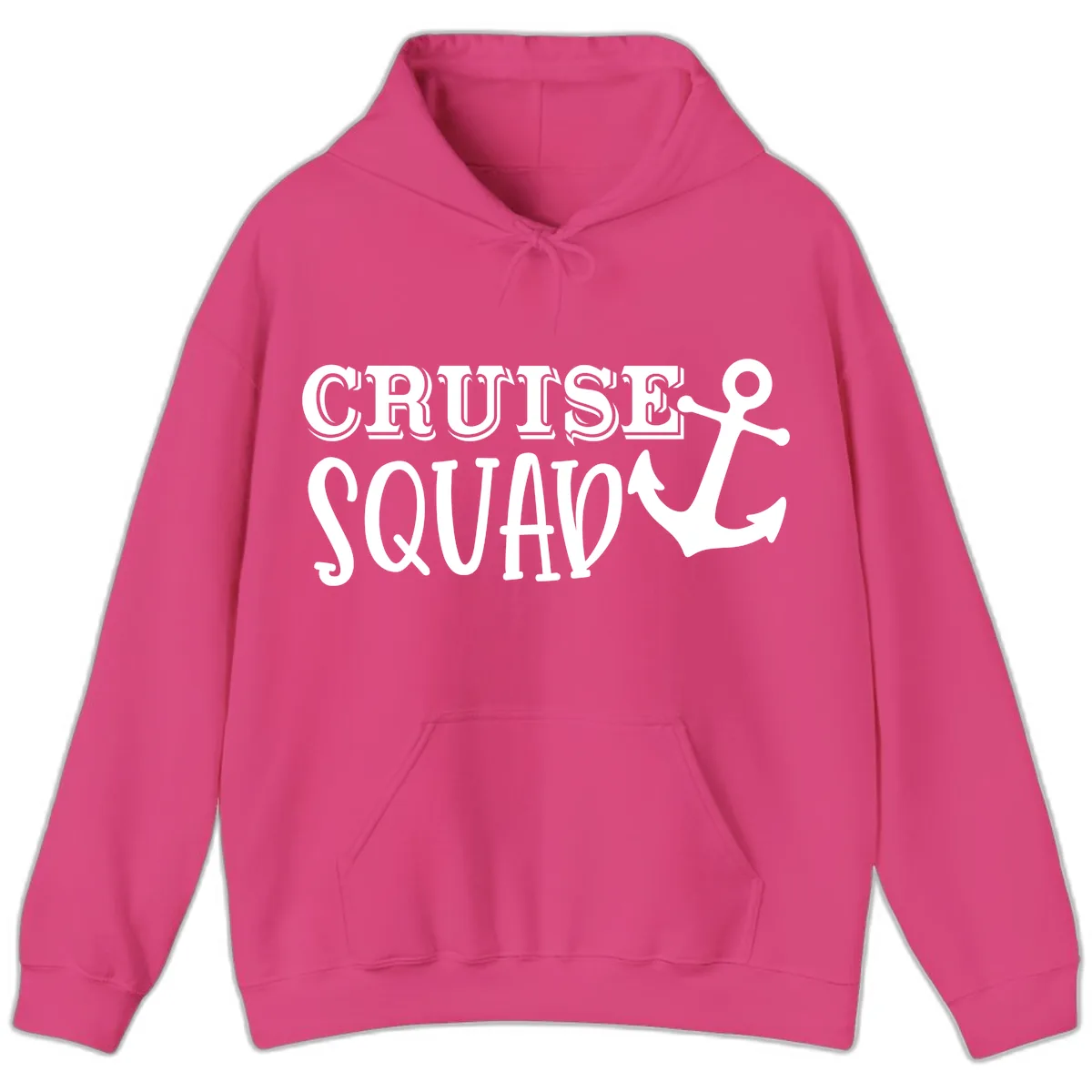 Cruise's Squad Anchor Hoodie in Heliconia