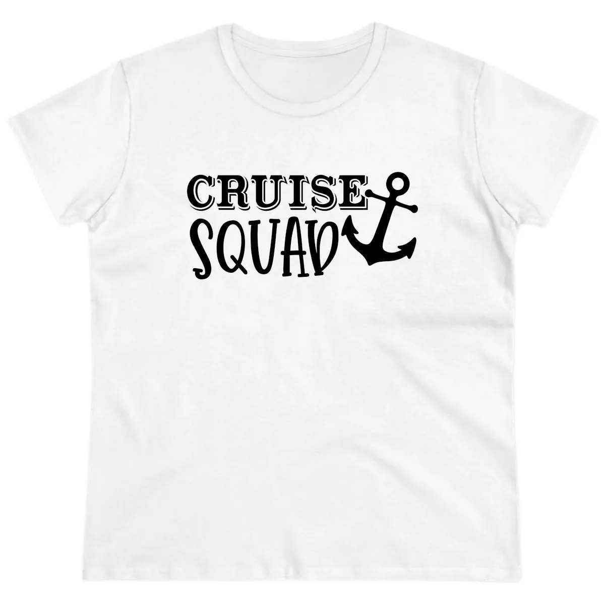 Cruise's Squad Anchor Ladies Tee in White