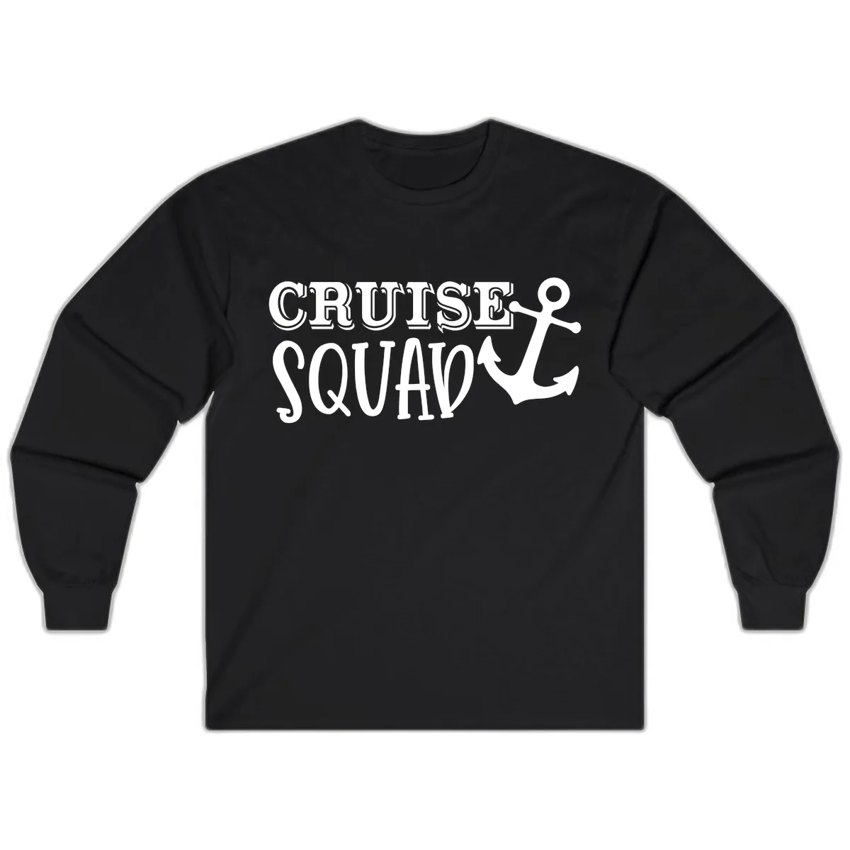 Cruise's Squad Anchor Long Sleeve in Black