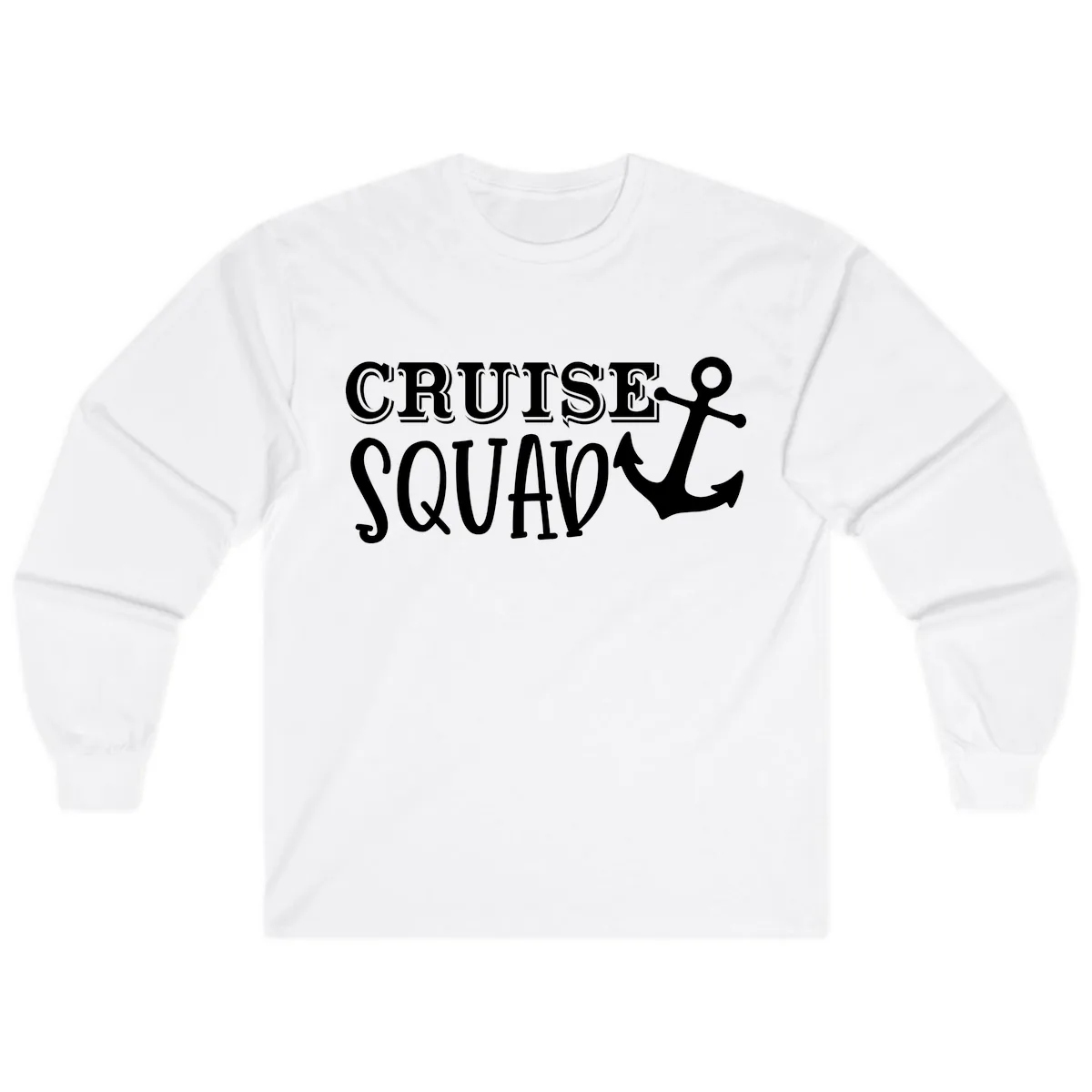 Cruise's Squad Anchor Long Sleeve in White