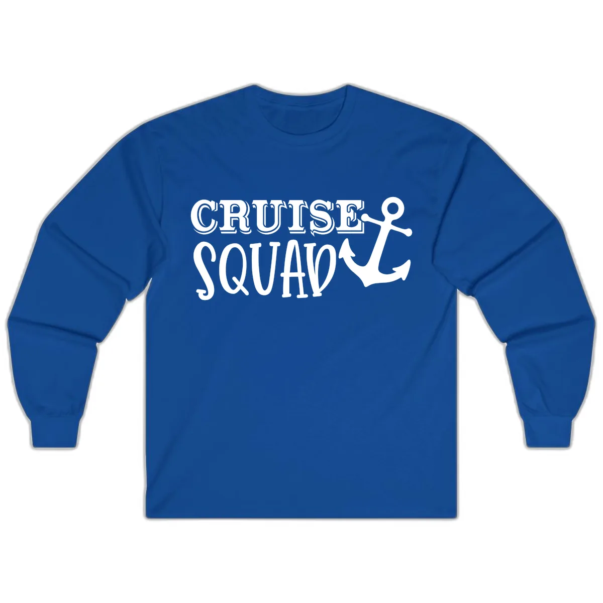 Cruise's Squad Anchor Long Sleeve in Royal
