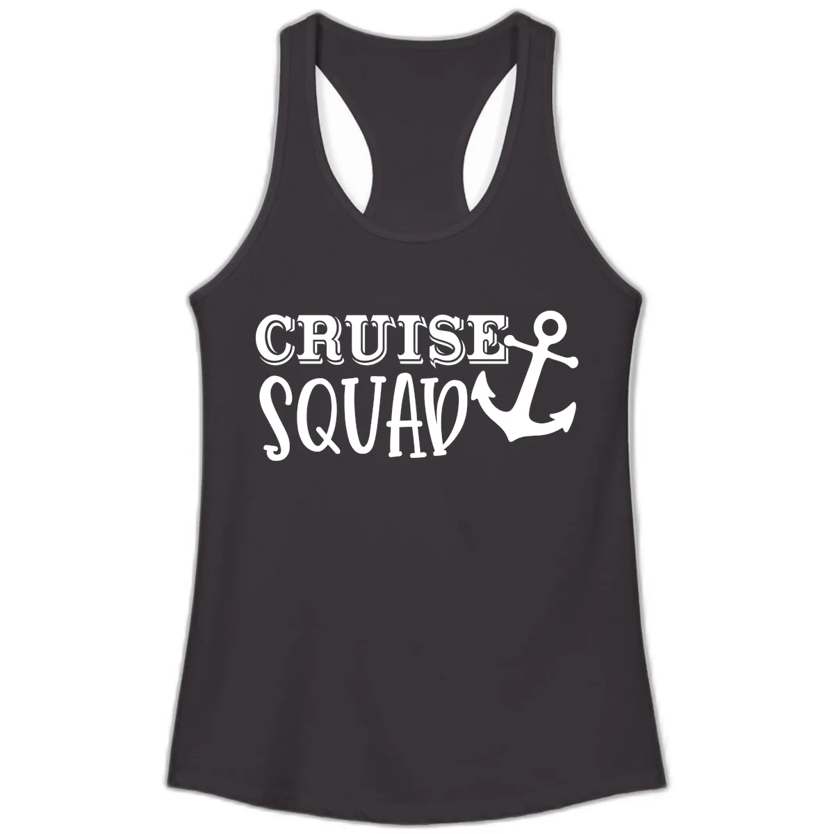 Cruise's Squad Anchor Ladies Tank in Black