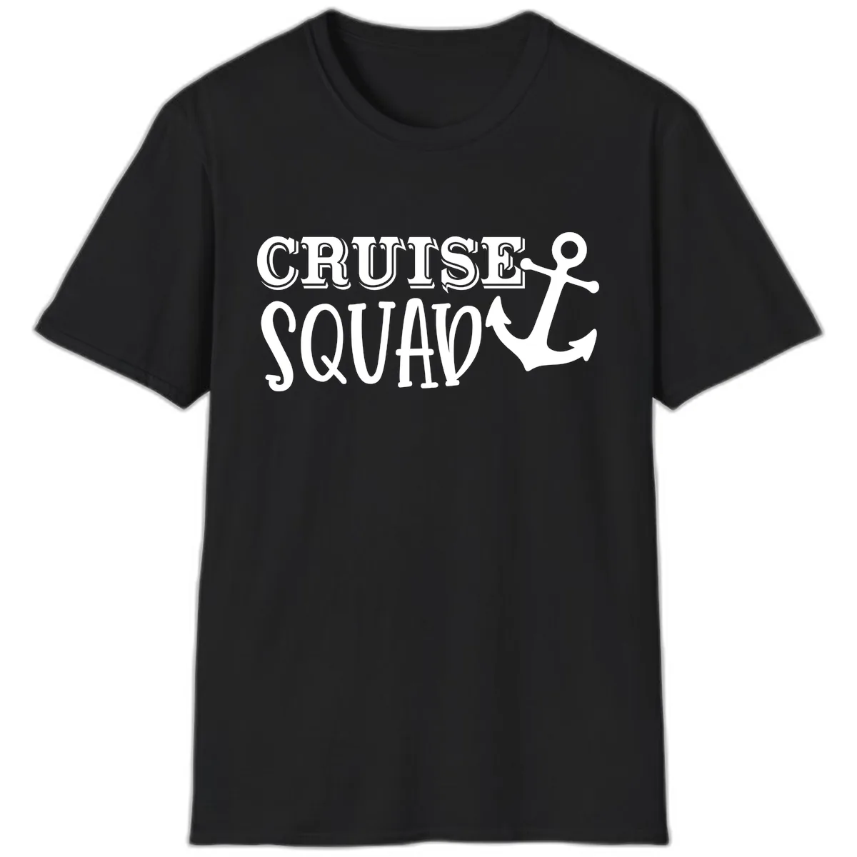 Cruise's Squad Anchor T-Shirt in Black