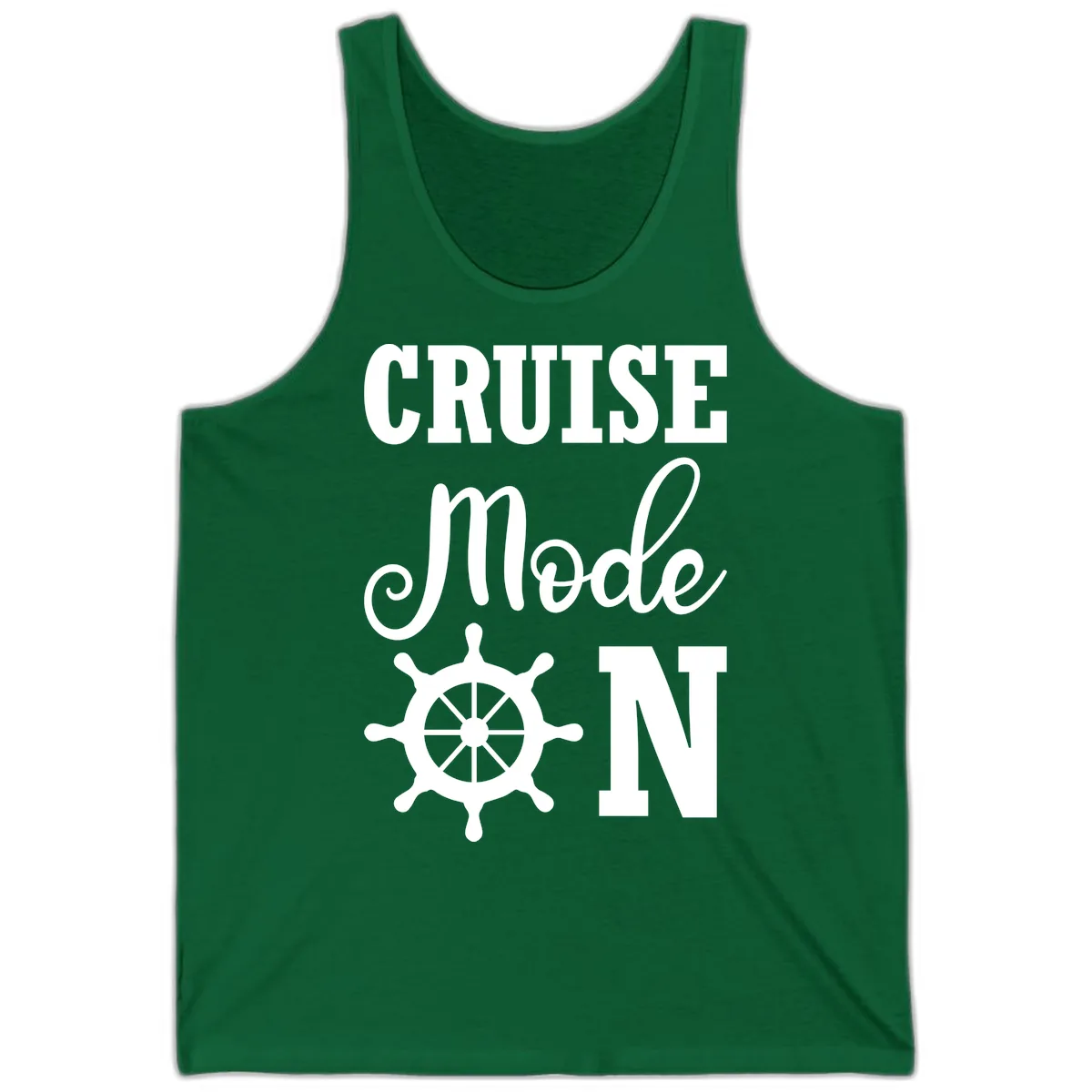 Cruise Mode Ship Wheel Tank in Kelly
