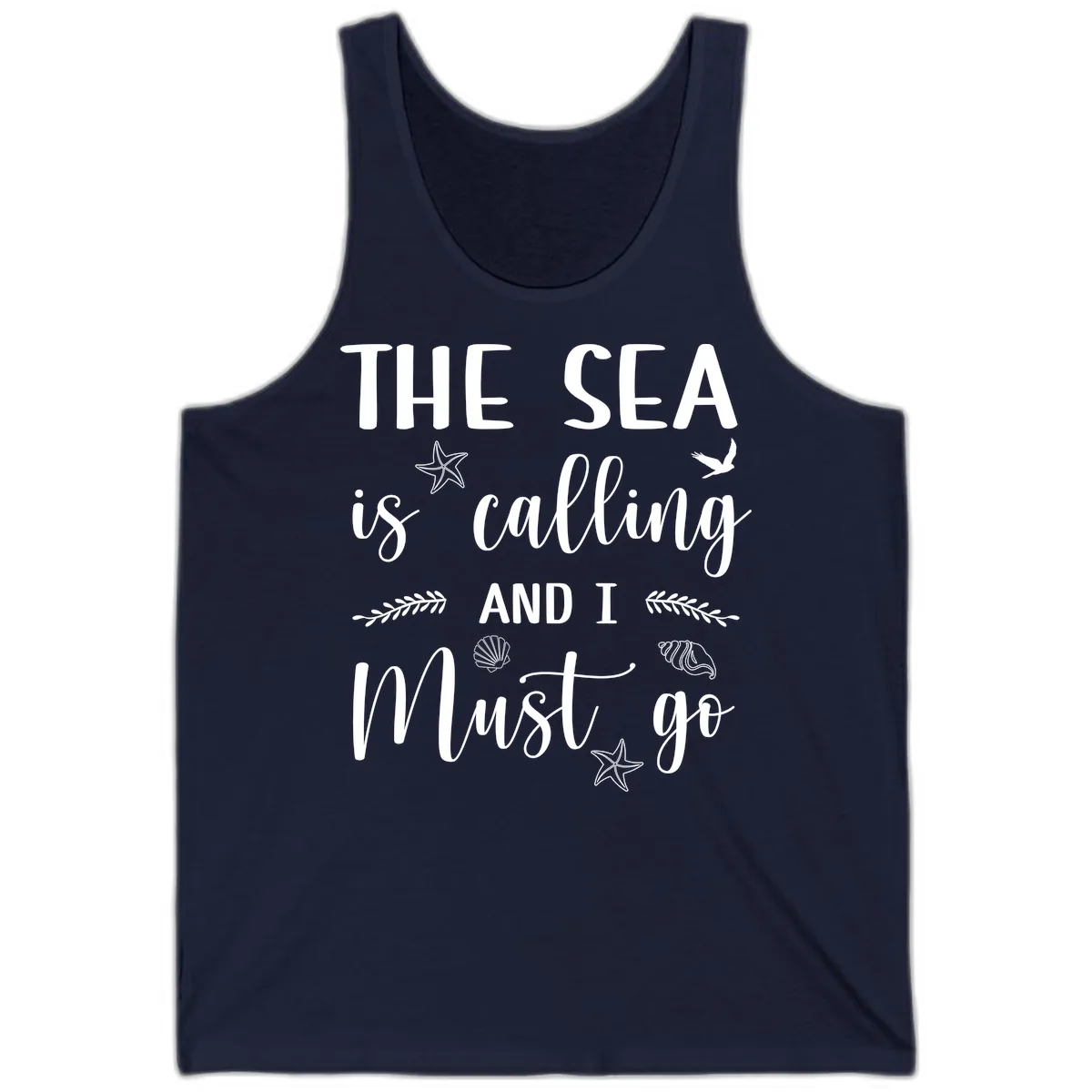 The Sea Is Calling Tank in Navy