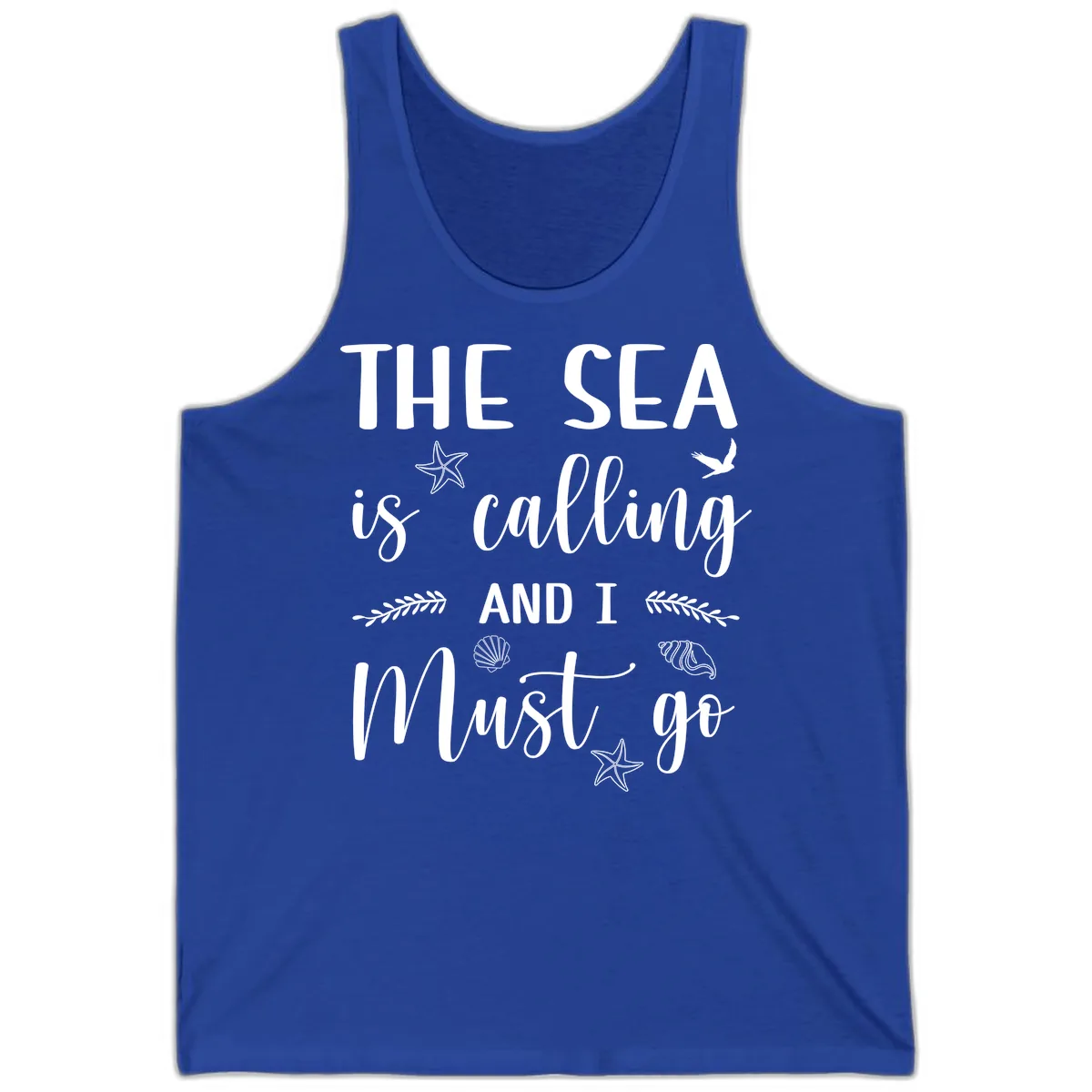 The Sea Is Calling Tank in True Royal