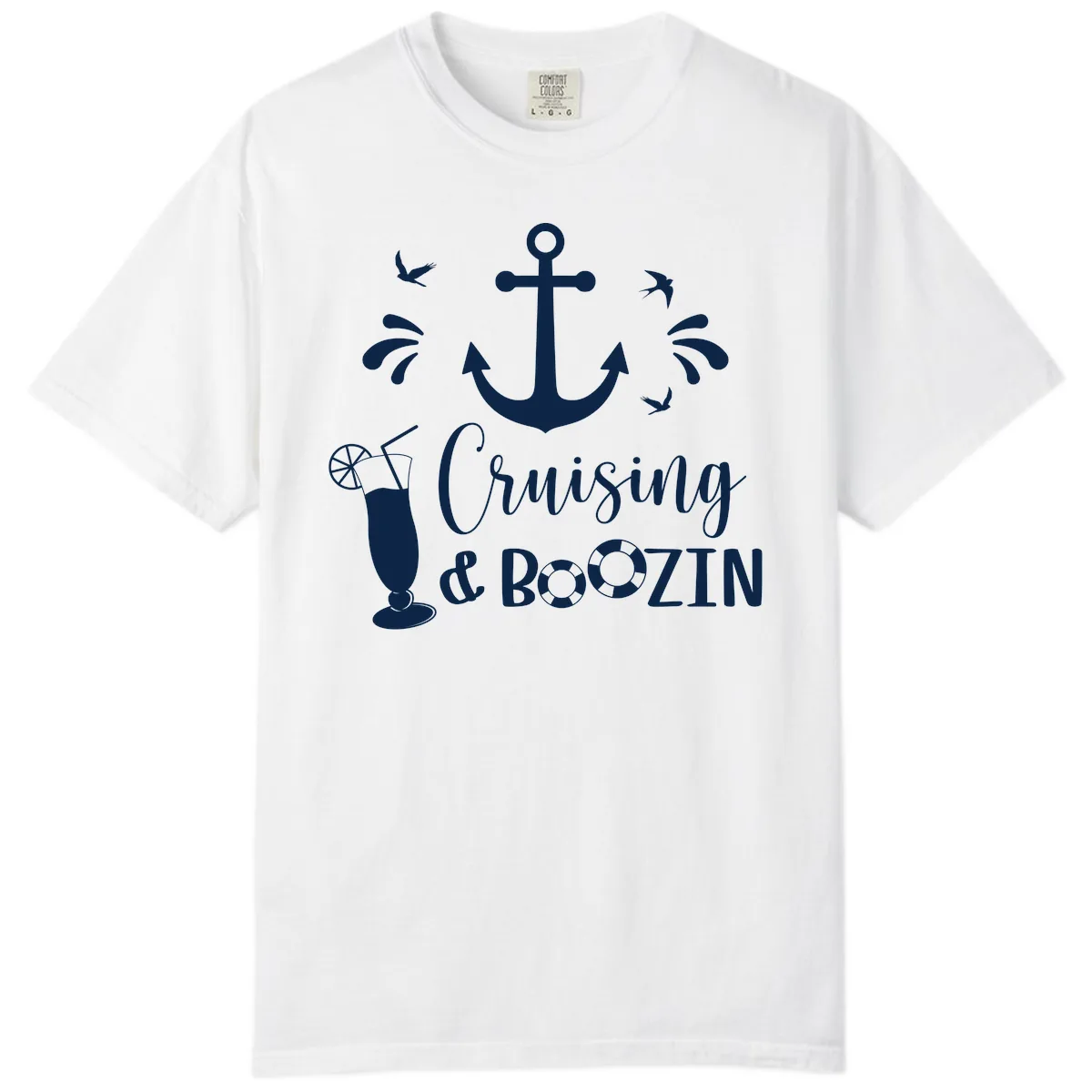 Cruising & Boozing Nautical Comfort Color in White
