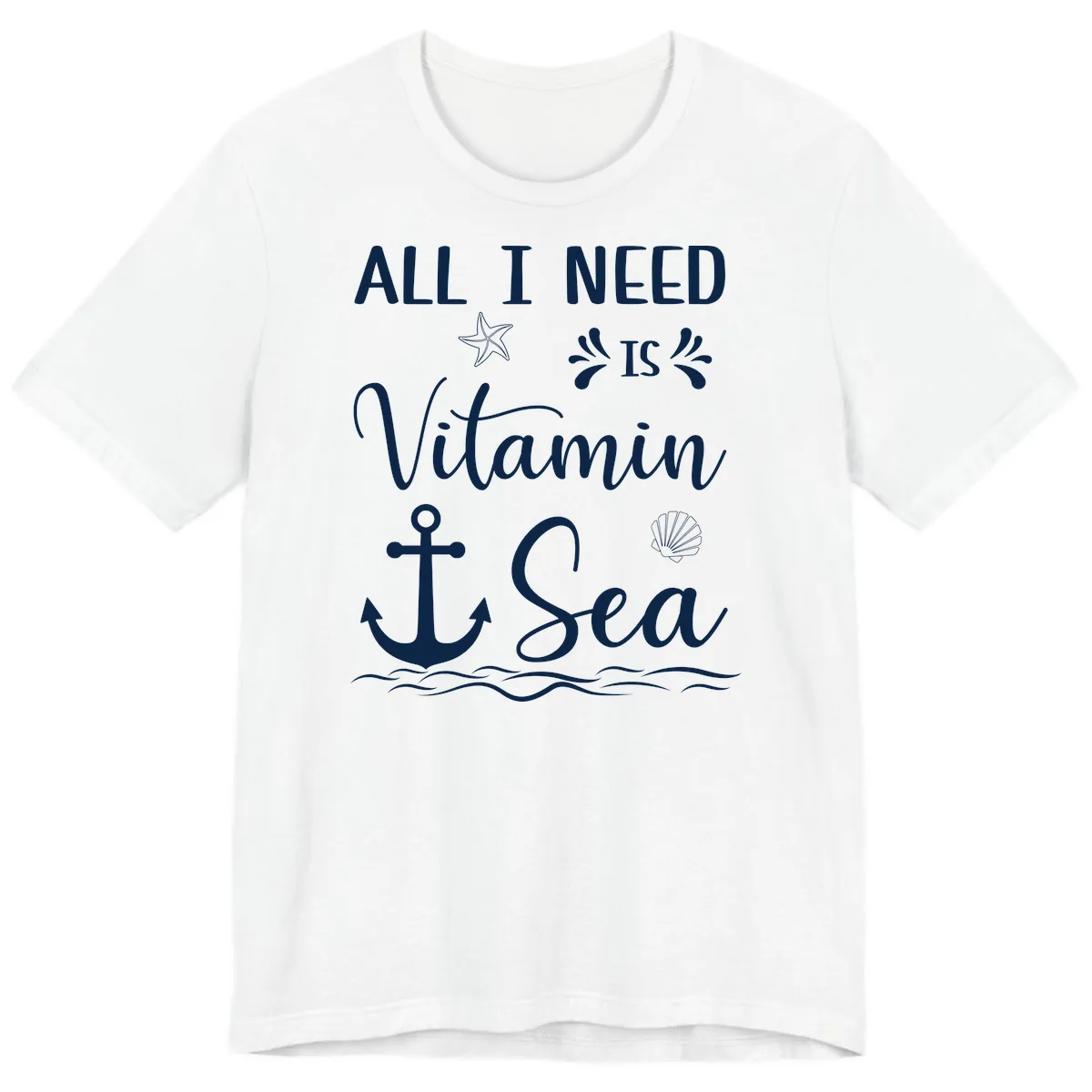 All I Need Is Vitamin Sea Premium T-Shirt in White