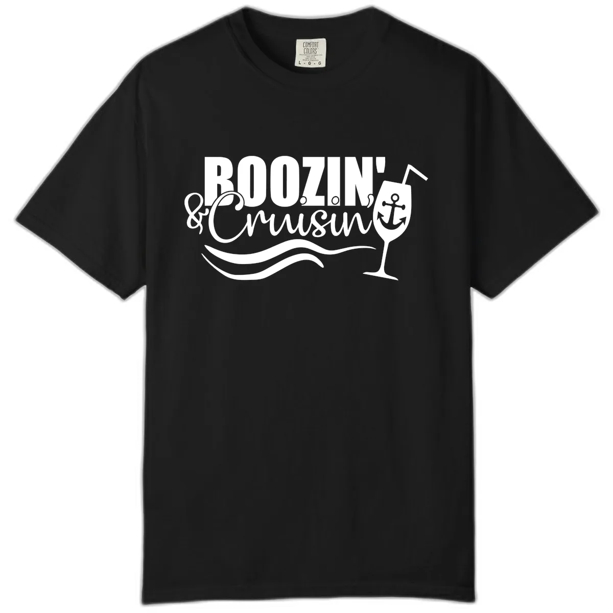 Boozin' & Cruising Nautical Comfort Color in Black