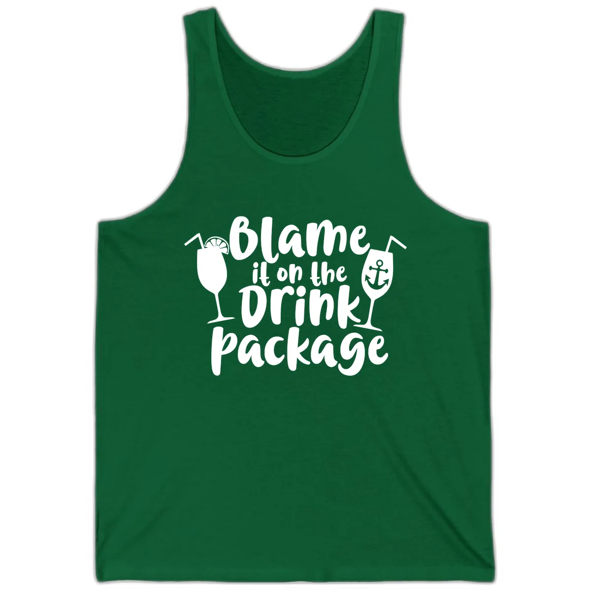 Blame It On The Drink Package Tank in Kelly