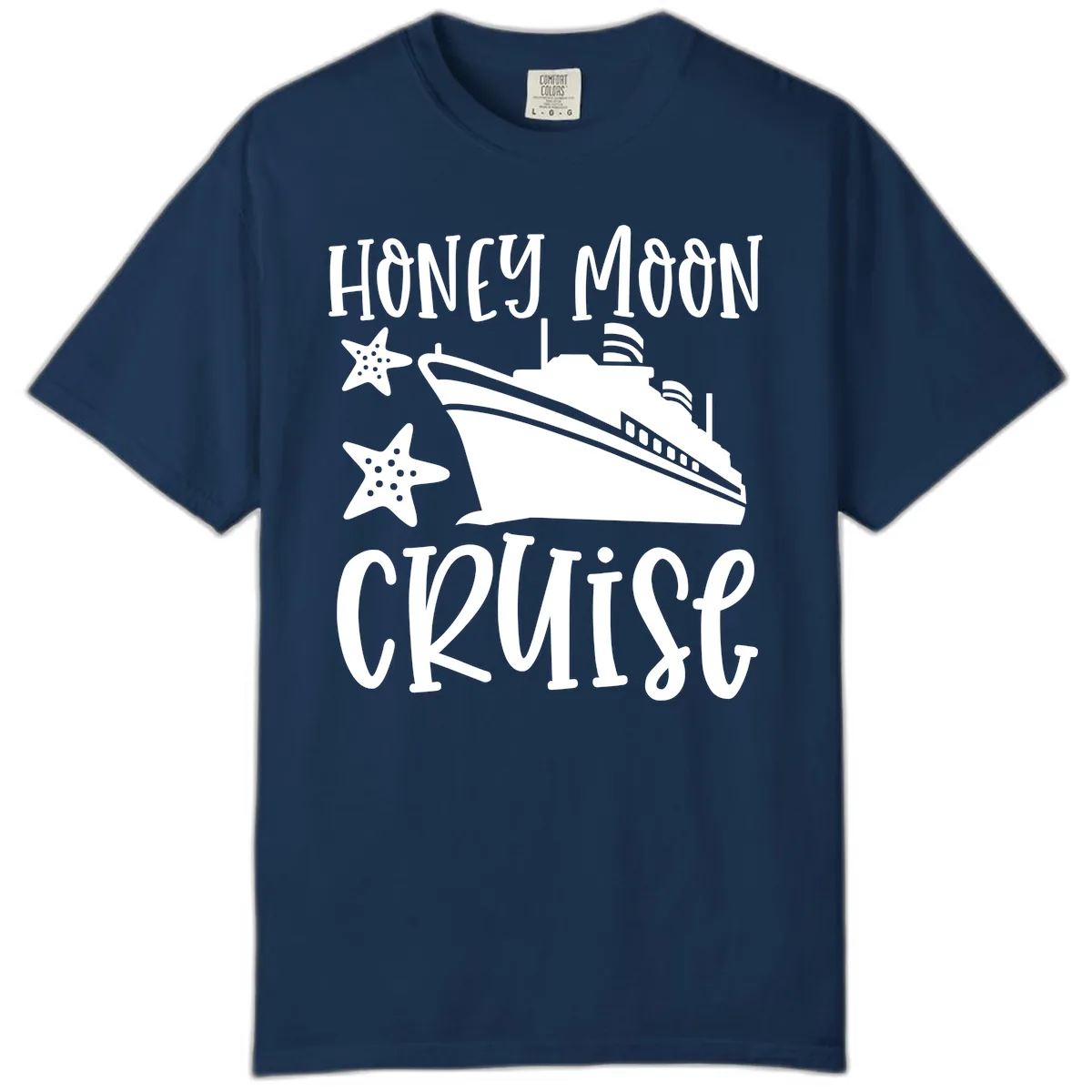 Honey Moon Cruise Comfort Color in Navy