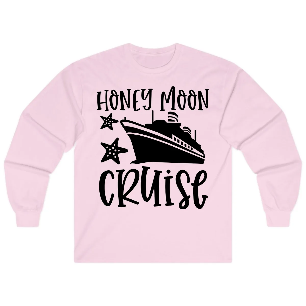 Honey Moon Cruise Long Sleeve in Light Pink