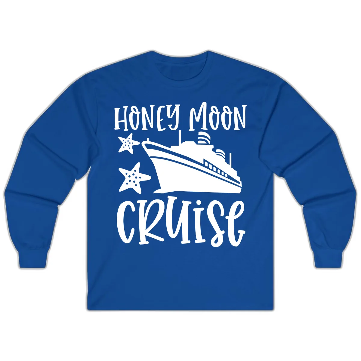 Honey Moon Cruise Long Sleeve in Royal
