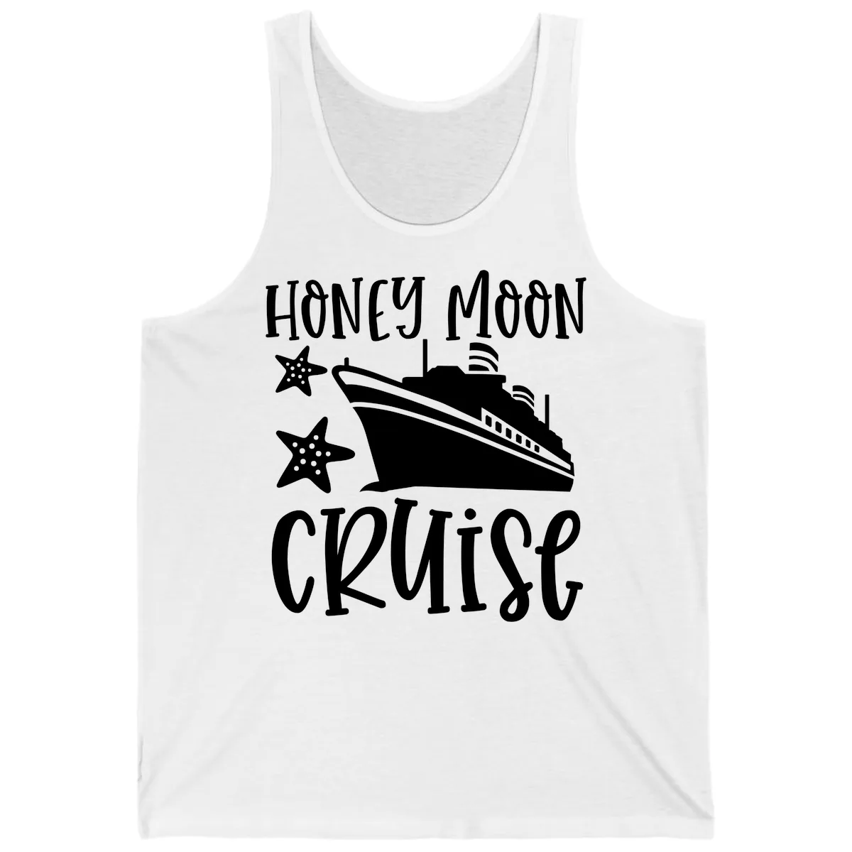 Honey Moon Cruise Tank in White