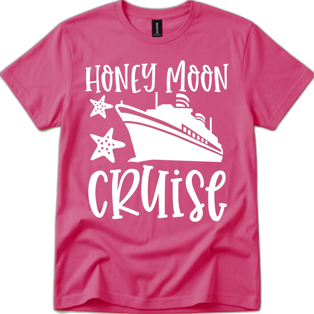 Honey Moon Cruise T-Shirt in Heliconia