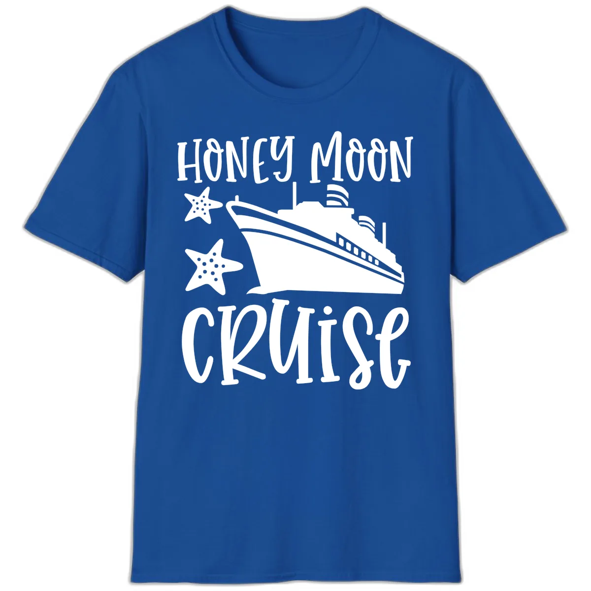 Honey Moon Cruise T-Shirt in Royal