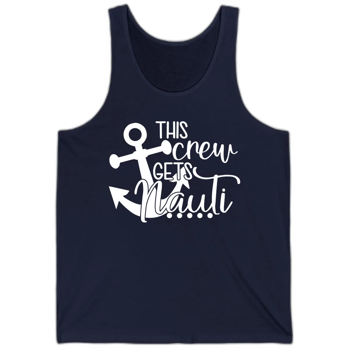 This Crew Gets Lit Anchor Design Tank in Navy