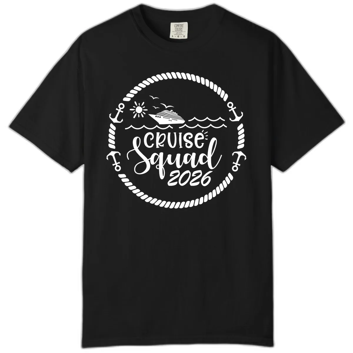 Cruise Squad 2026 Comfort Color in Black