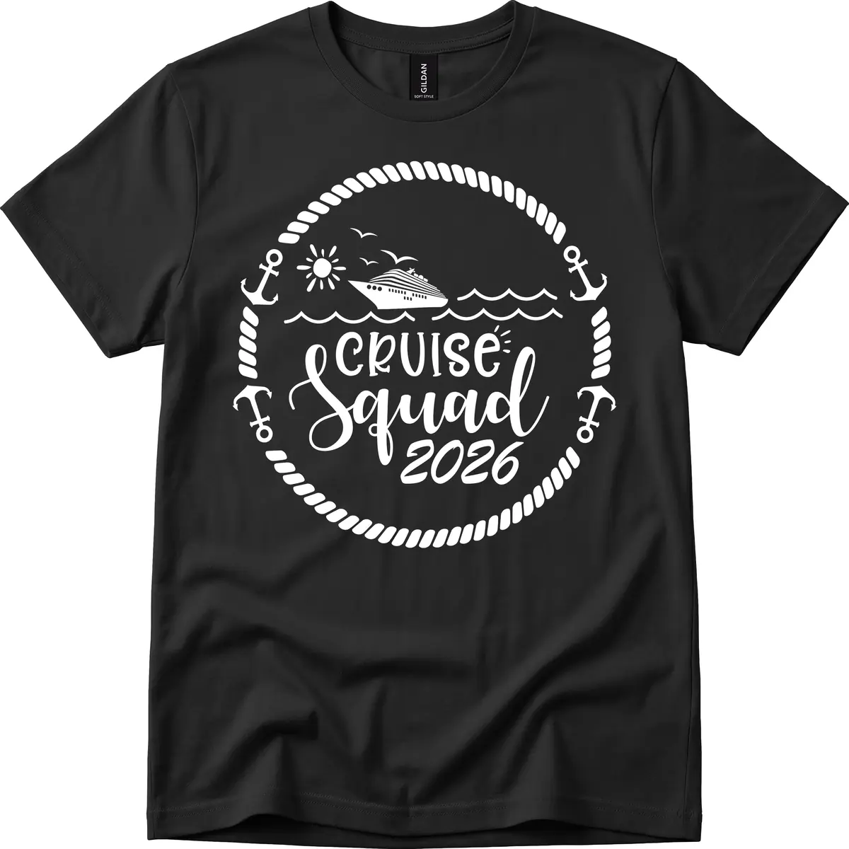 Cruise Squad 2026 T-Shirt in Black