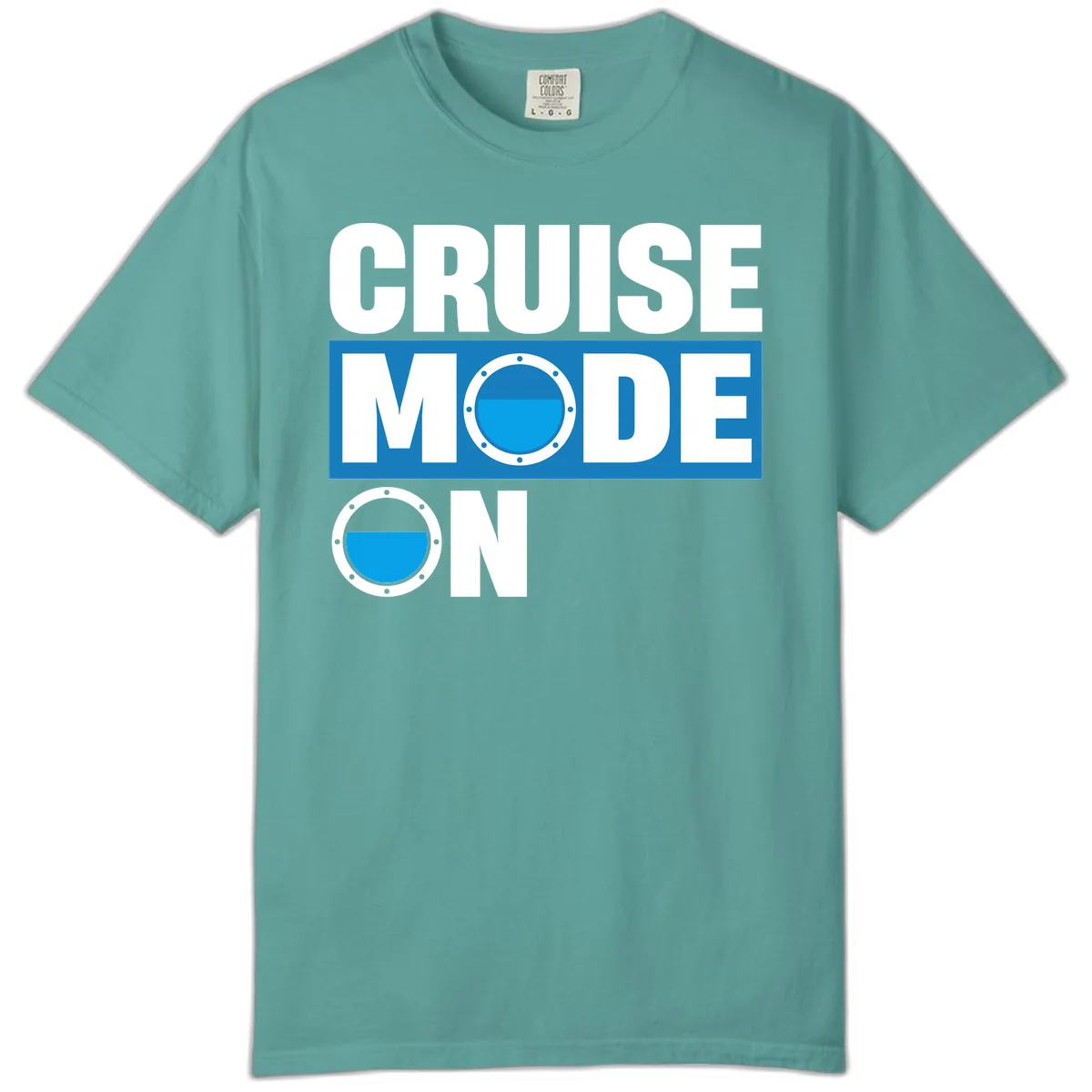 Cruise Mode On Comfort Color in Seafoam