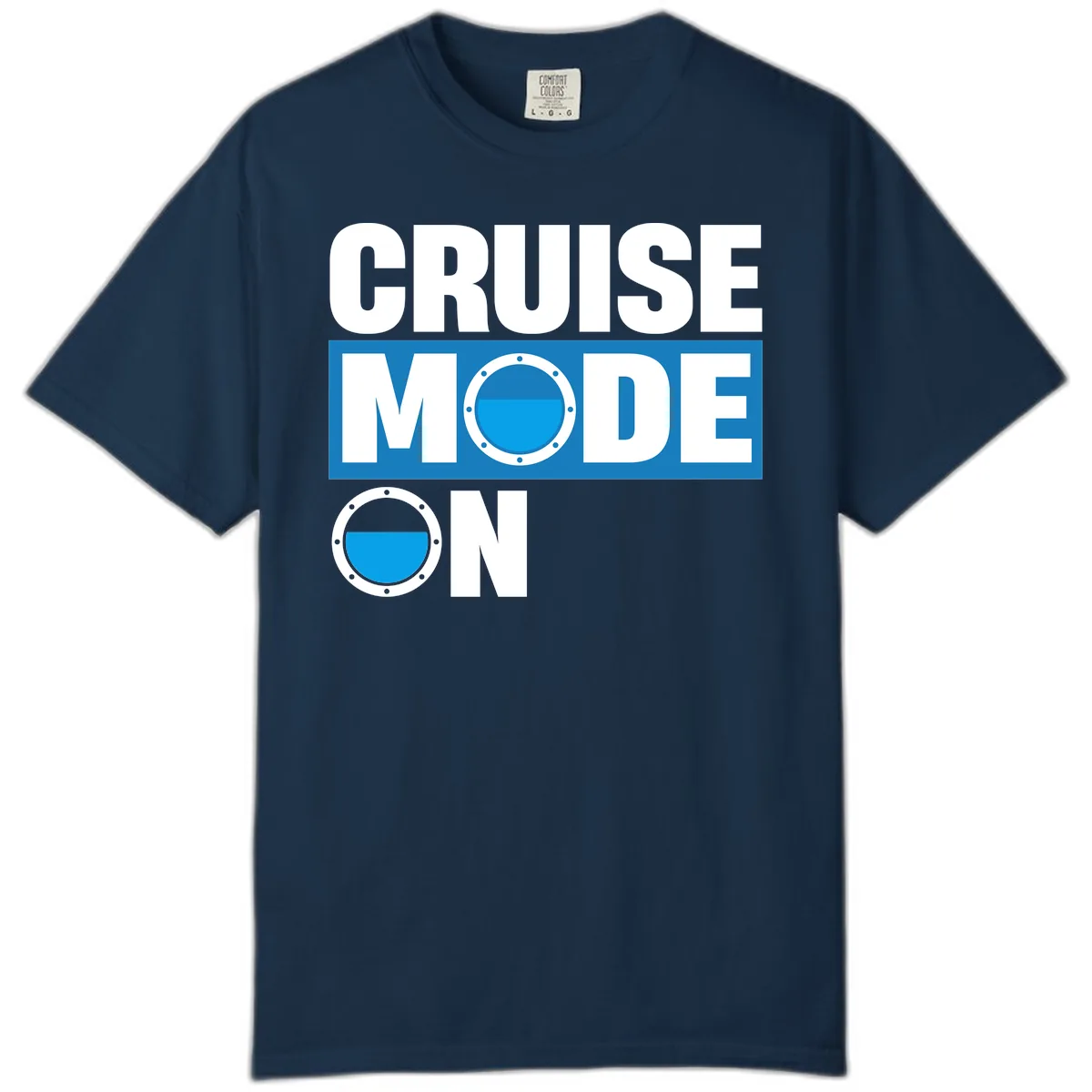 Cruise Mode On Comfort Color in True Navy