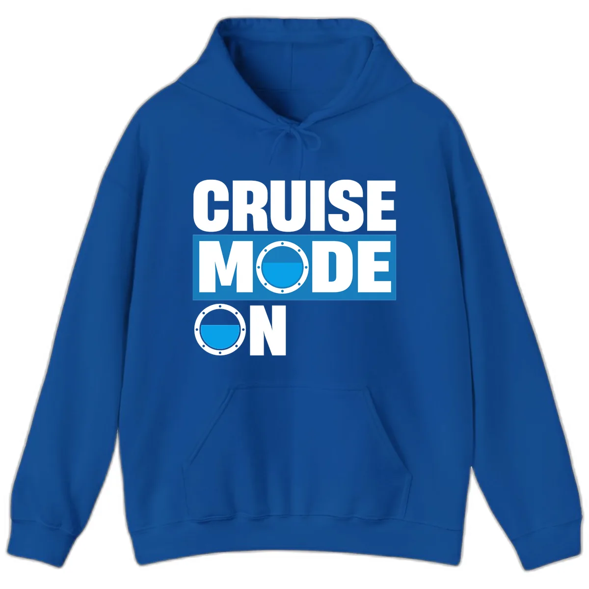 Cruise Mode On Hoodie in Royal