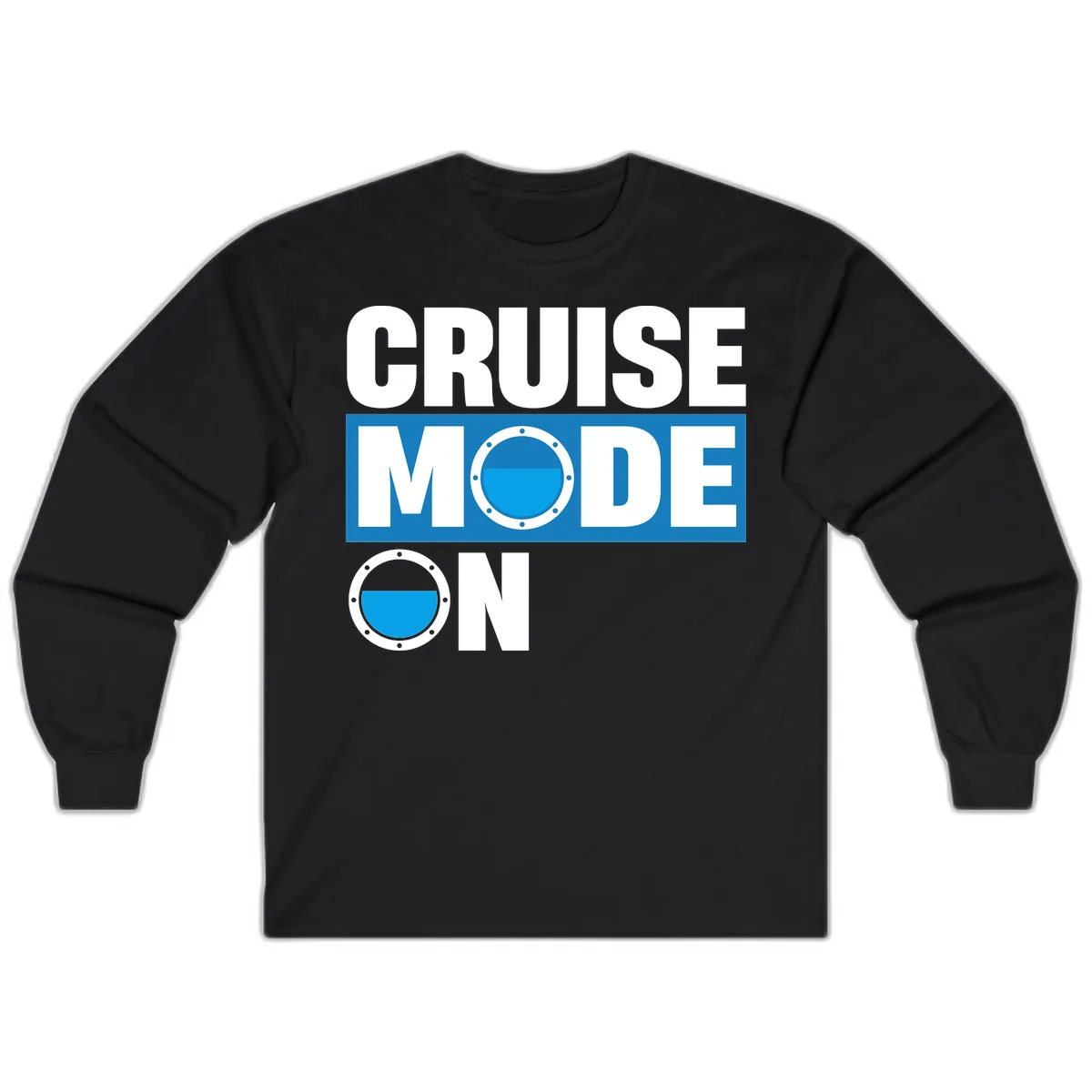 Cruise Mode On Long Sleeve in Black