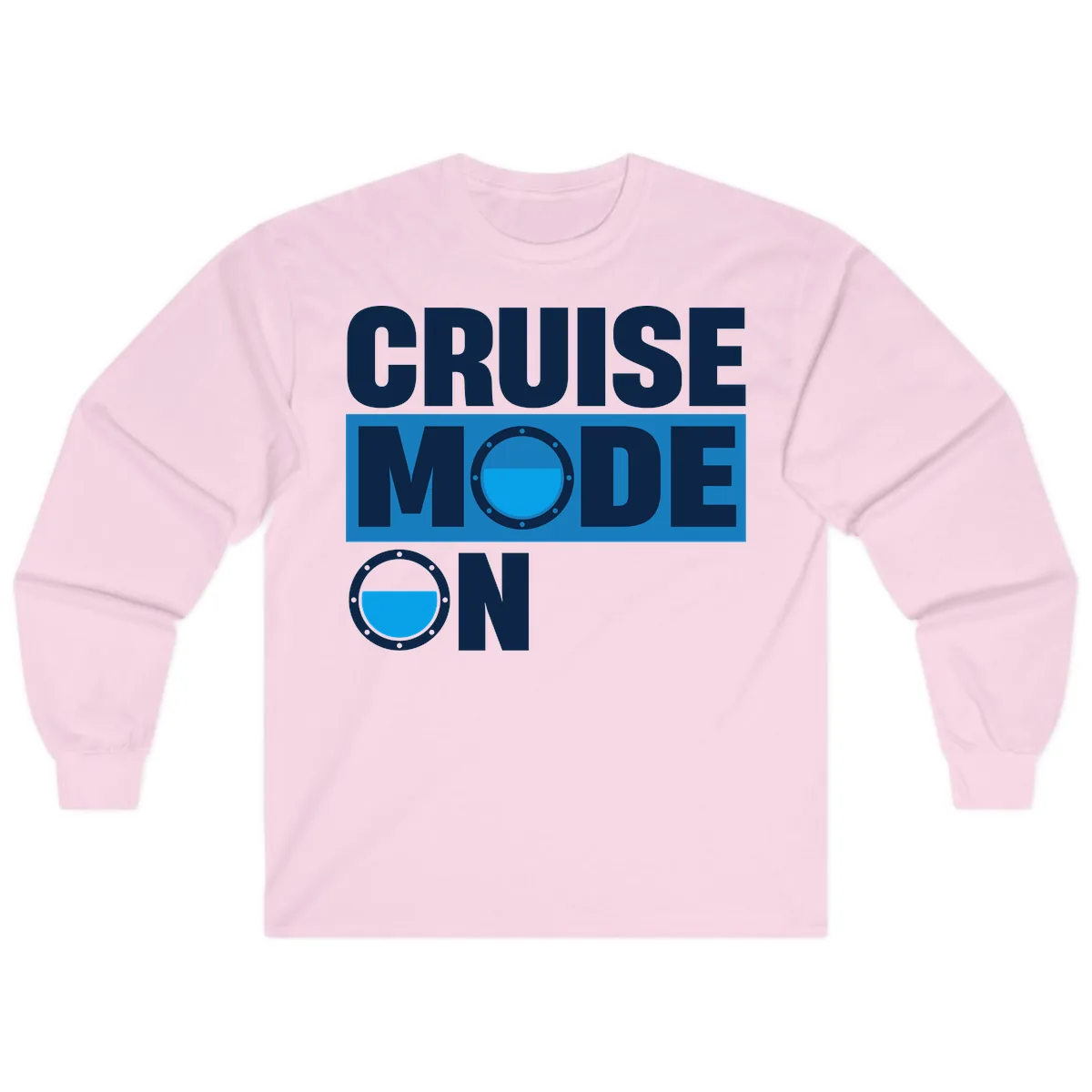 Cruise Mode On Long Sleeve in Light Pink