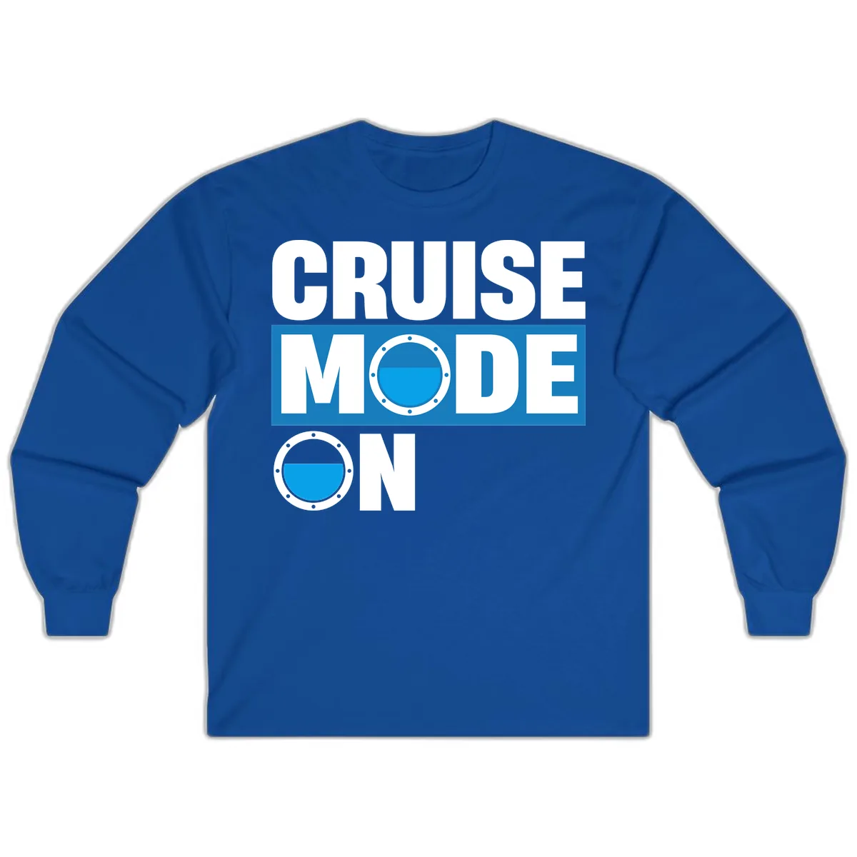 Cruise Mode On Long Sleeve in Royal