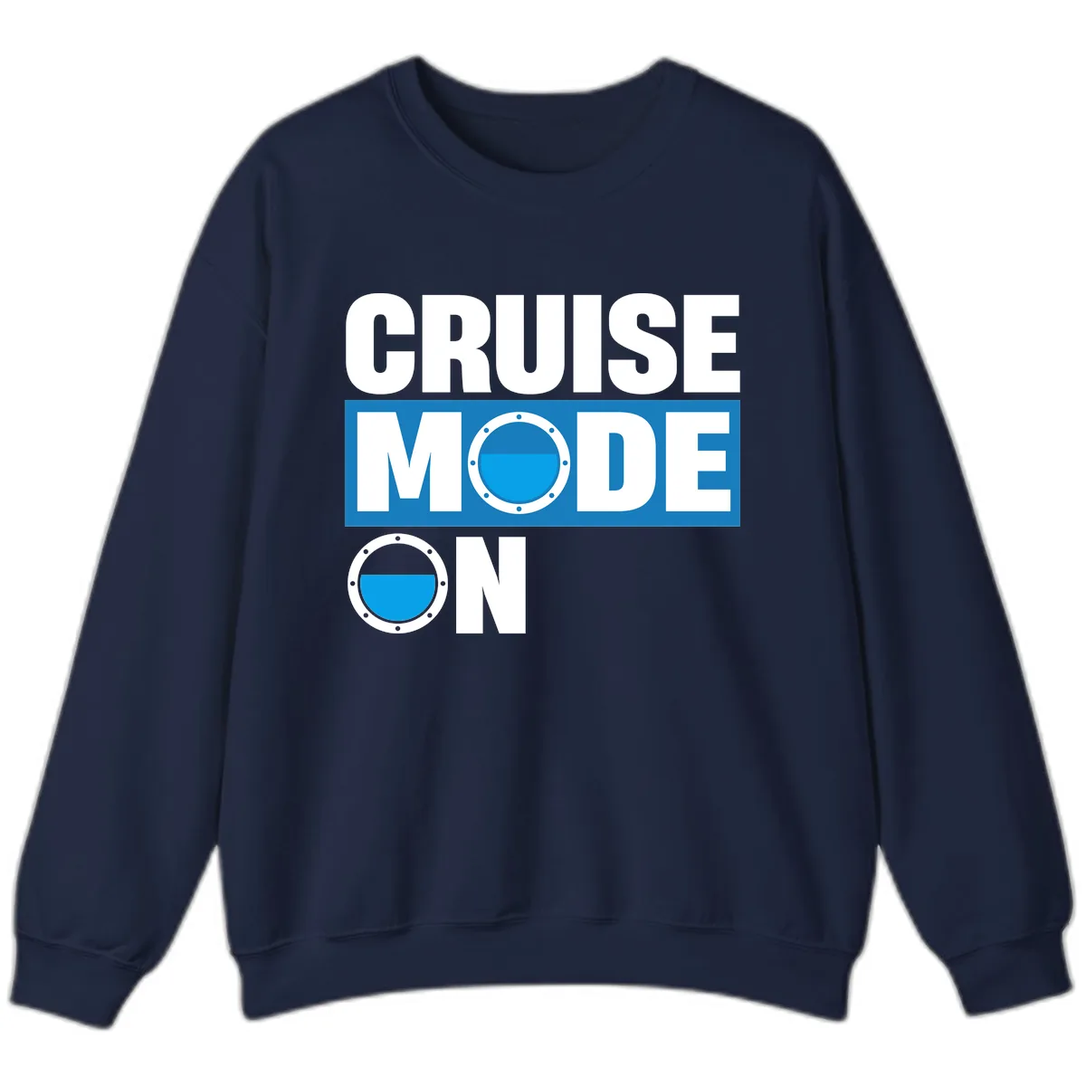 Cruise Mode On Sweatshirt in Navy