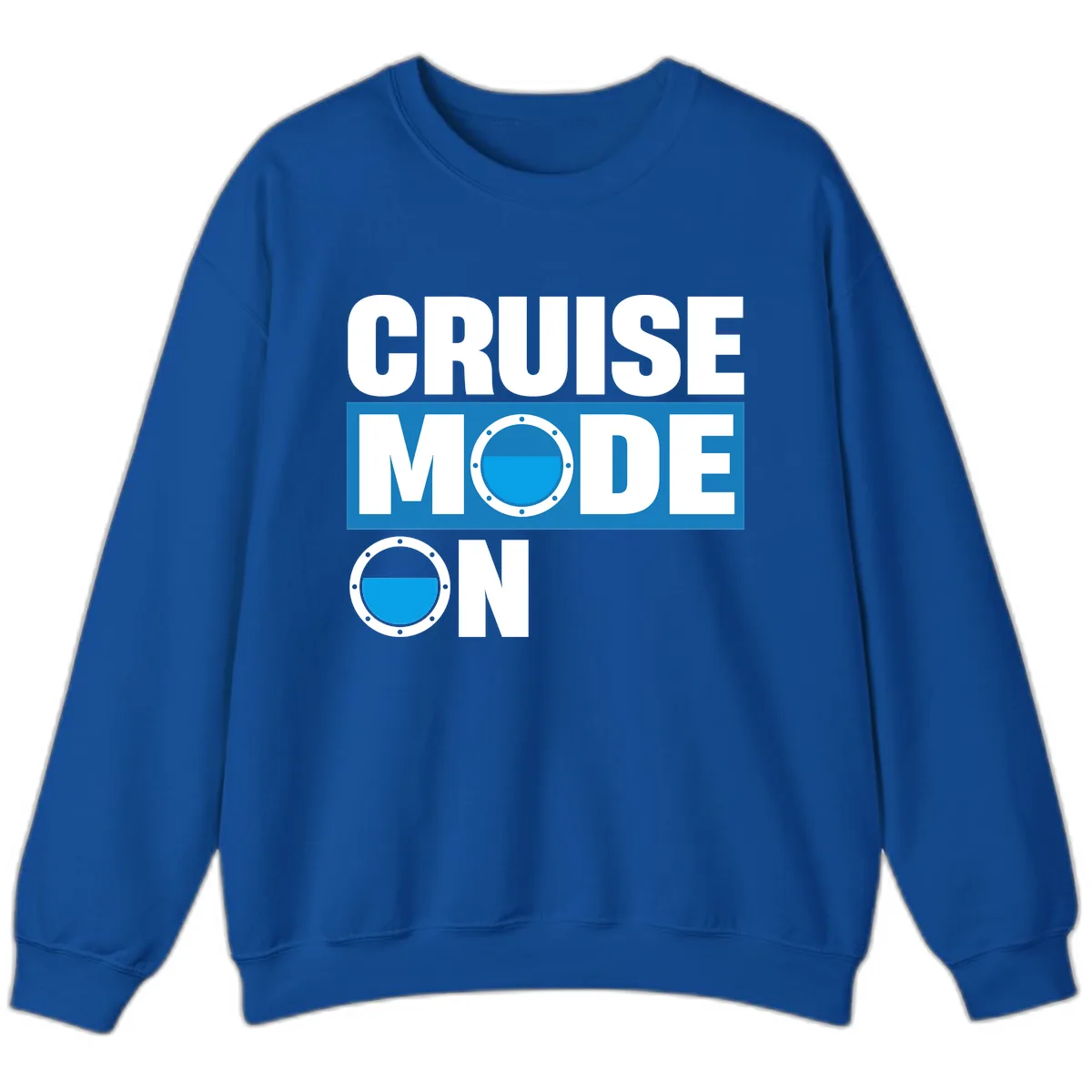 Cruise Mode On Sweatshirt in Royal