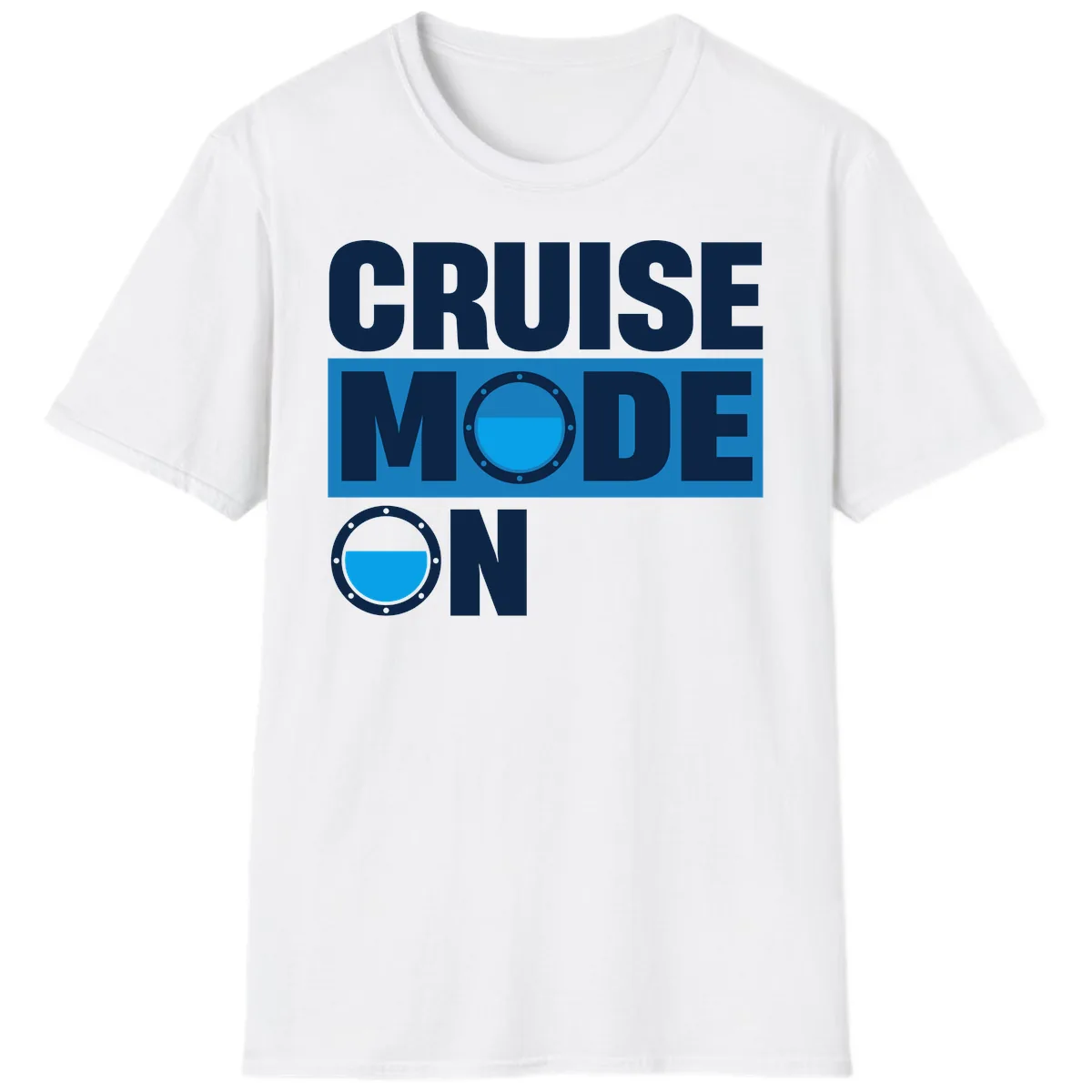 Cruise Mode On T-Shirt in White