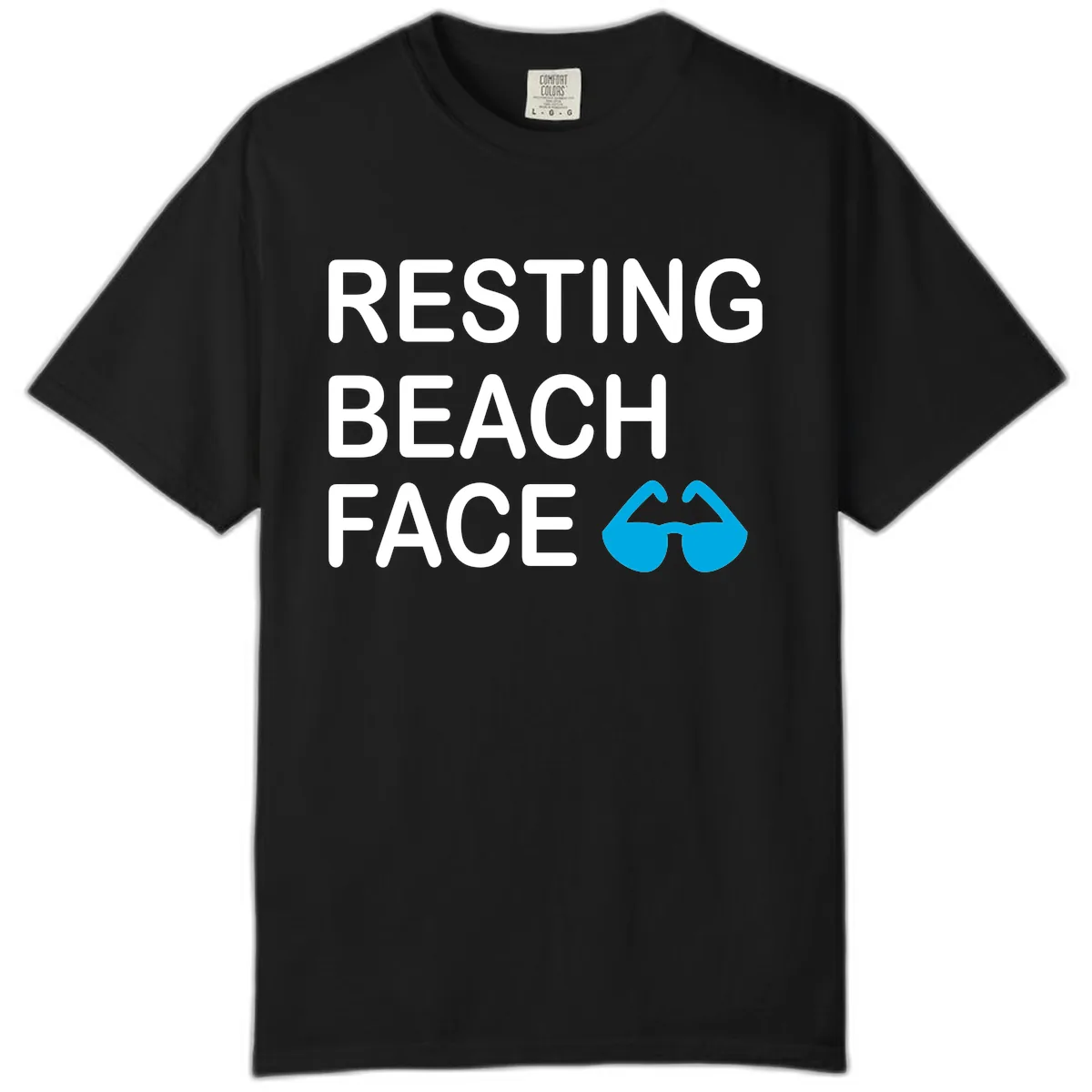 Resting Beach Face Comfort Color in Black