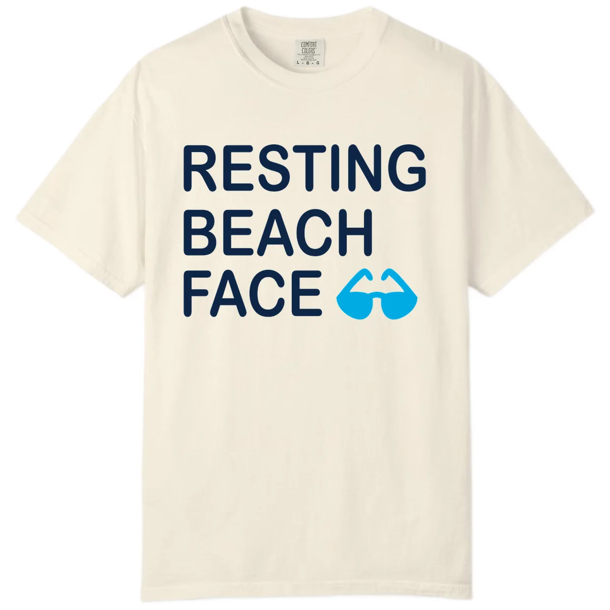Resting Beach Face Comfort Color in Ivory