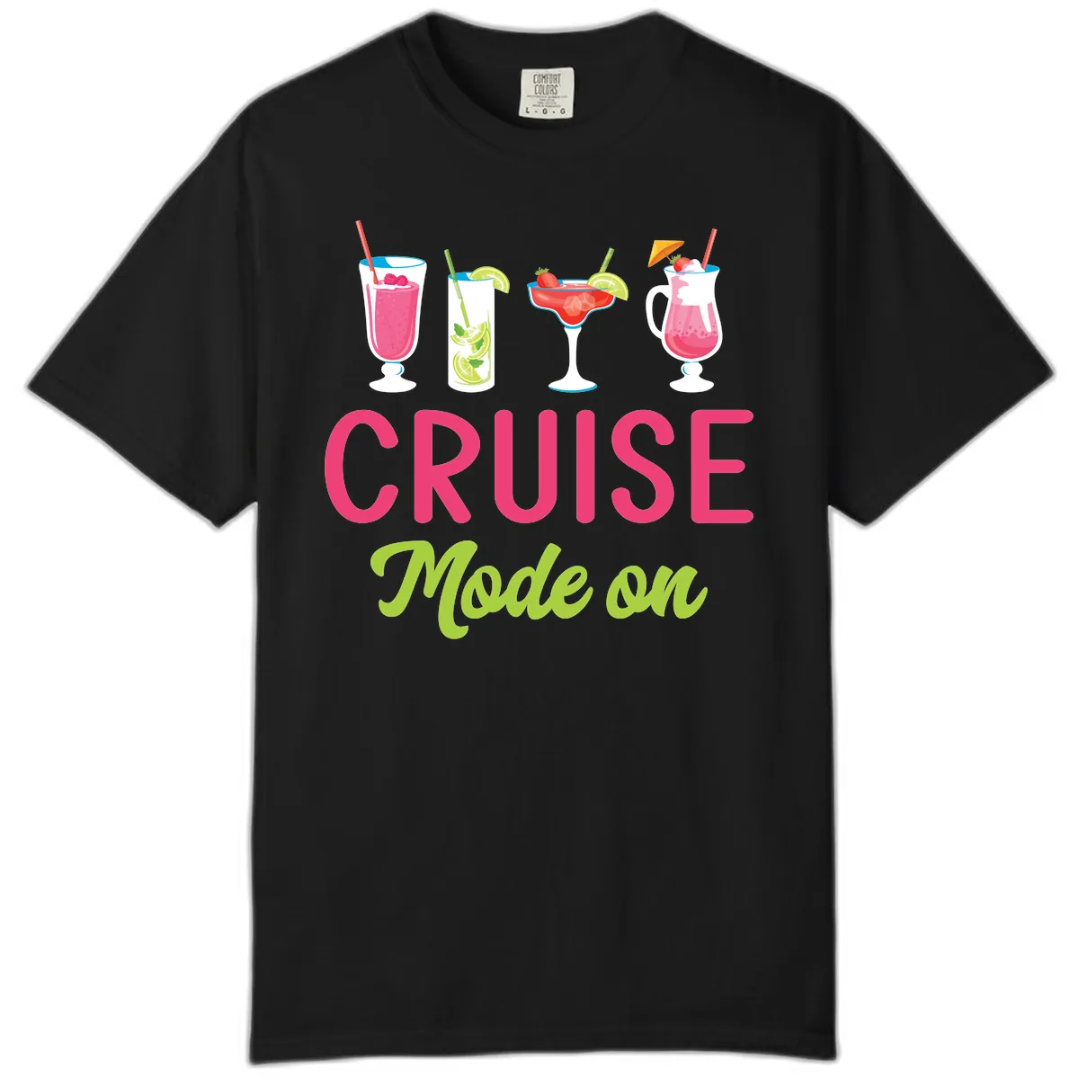 Cruise Mode On Comfort Color in Black