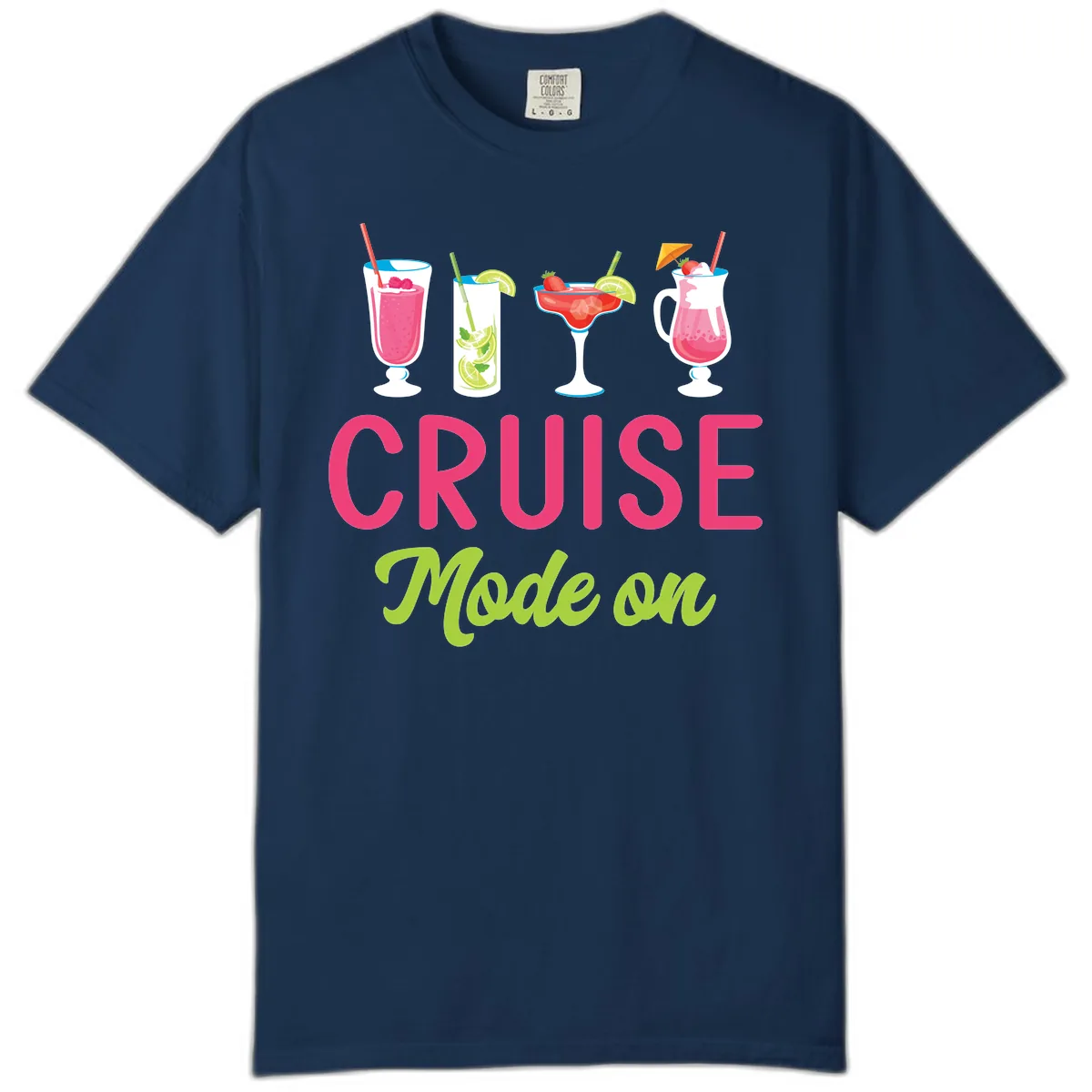 Cruise Mode On Comfort Color in Navy